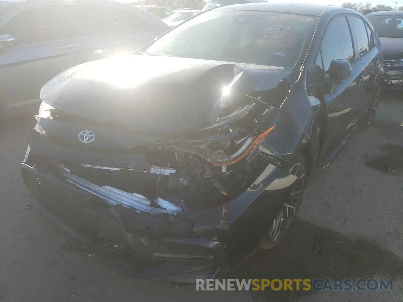 2 Photograph of a damaged car JTDS4RCE2LJ052575 TOYOTA COROLLA 2020