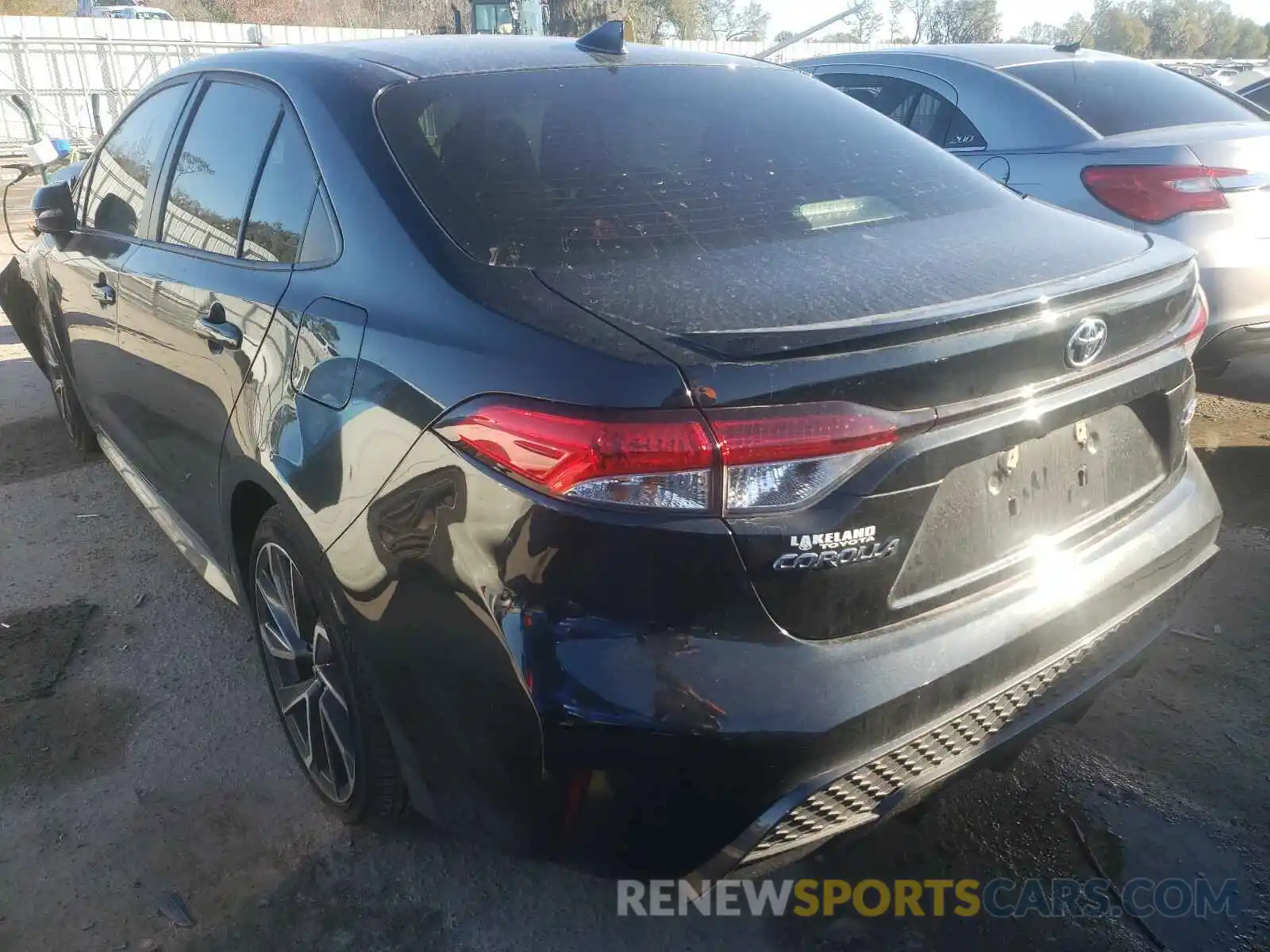 3 Photograph of a damaged car JTDS4RCE2LJ052575 TOYOTA COROLLA 2020