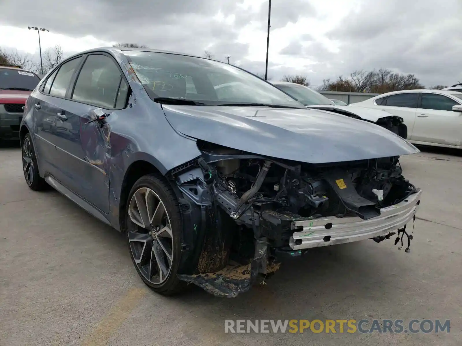 1 Photograph of a damaged car JTDS4RCE3LJ000582 TOYOTA COROLLA 2020