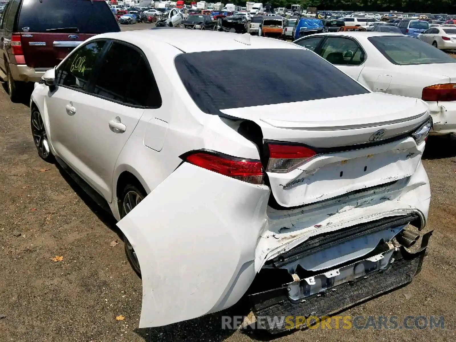 3 Фотография поврежденного автомобиля JTDS4RCE3LJ001263 TOYOTA COROLLA 2020