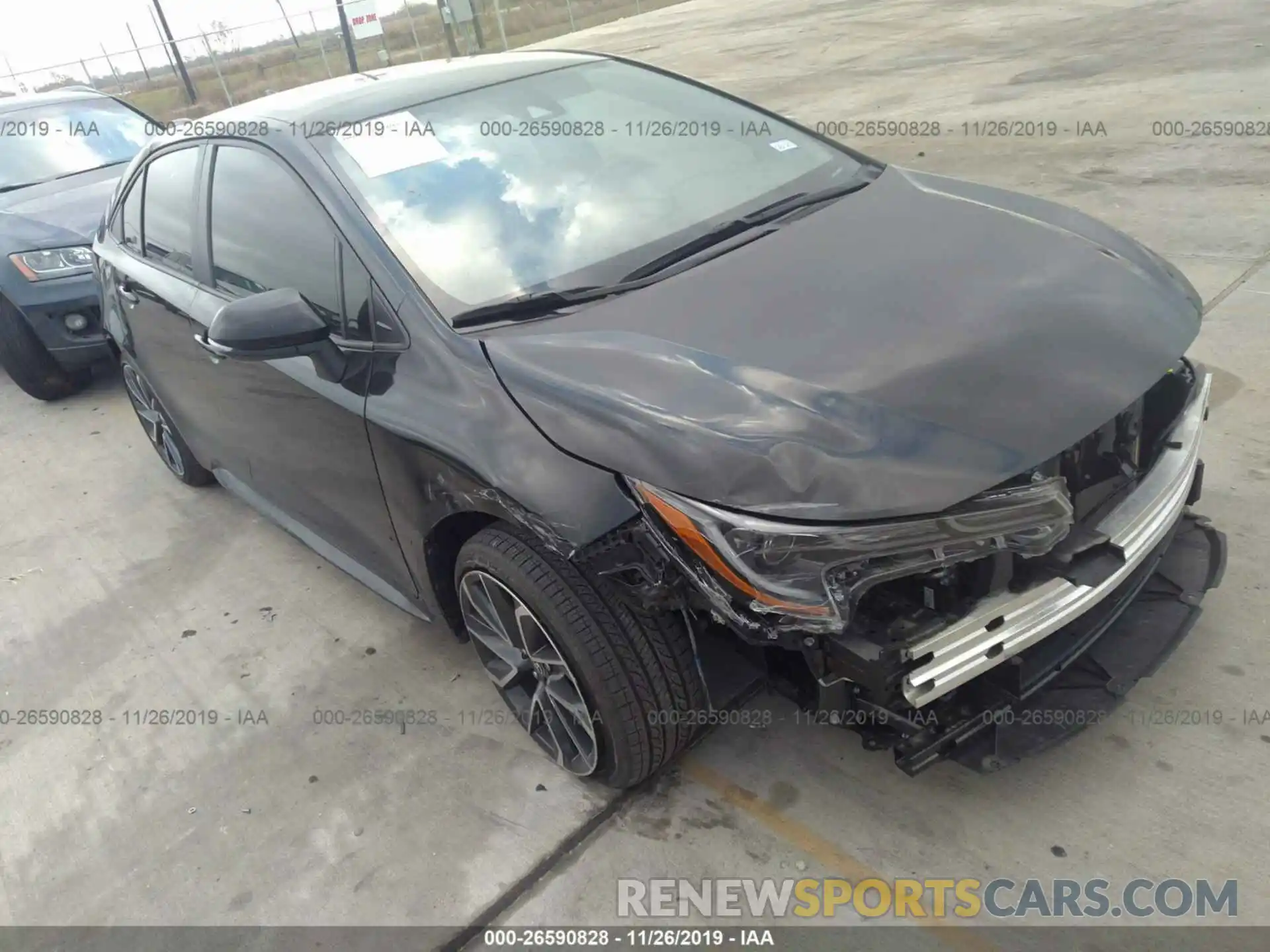 1 Photograph of a damaged car JTDS4RCE3LJ001344 TOYOTA COROLLA 2020