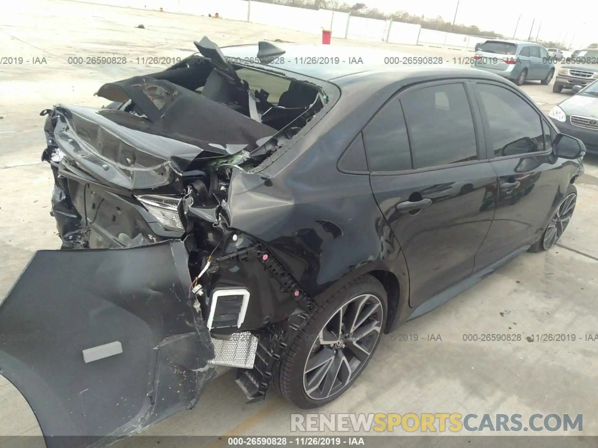 4 Photograph of a damaged car JTDS4RCE3LJ001344 TOYOTA COROLLA 2020