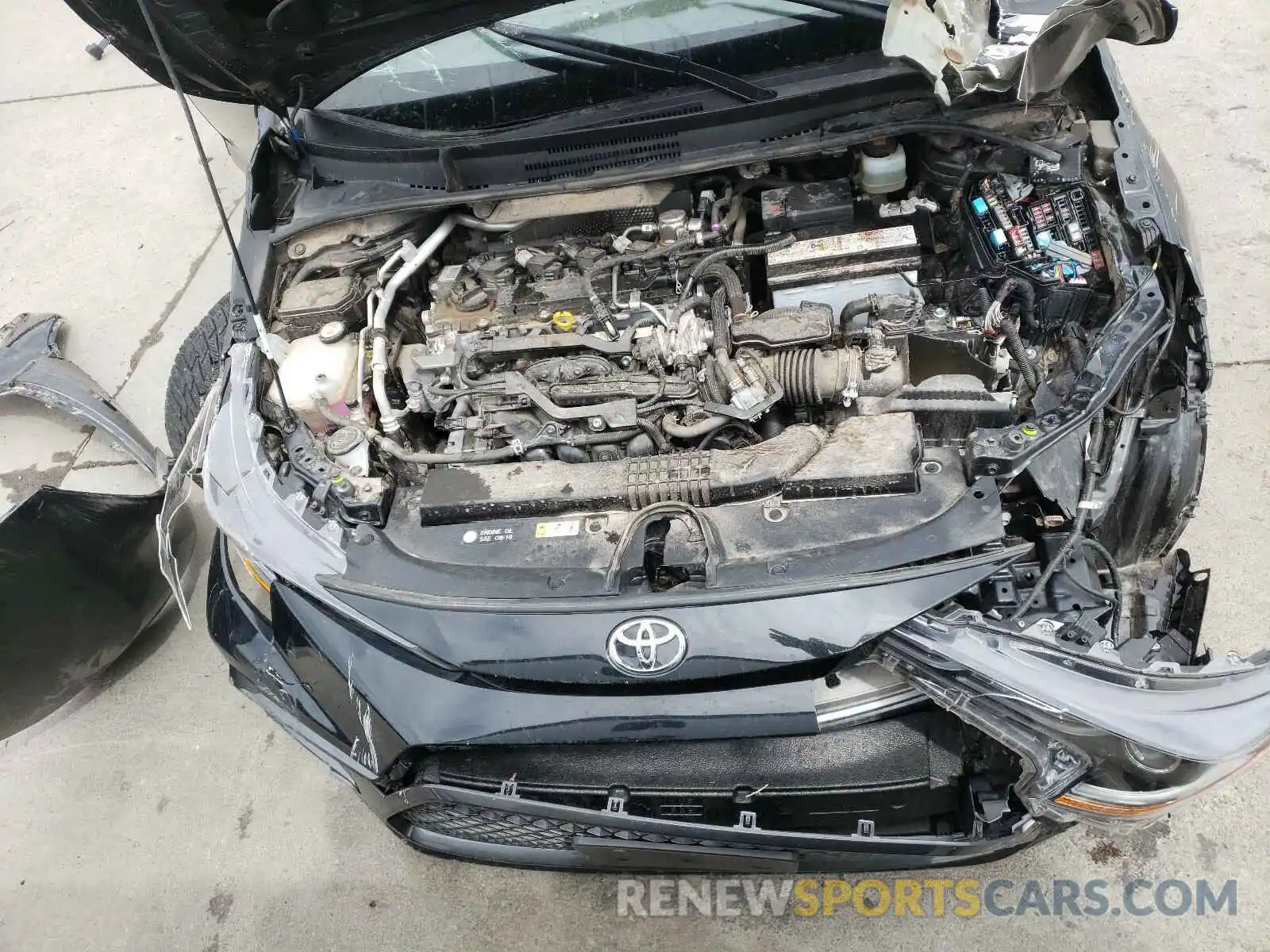 7 Photograph of a damaged car JTDS4RCE3LJ001585 TOYOTA COROLLA 2020