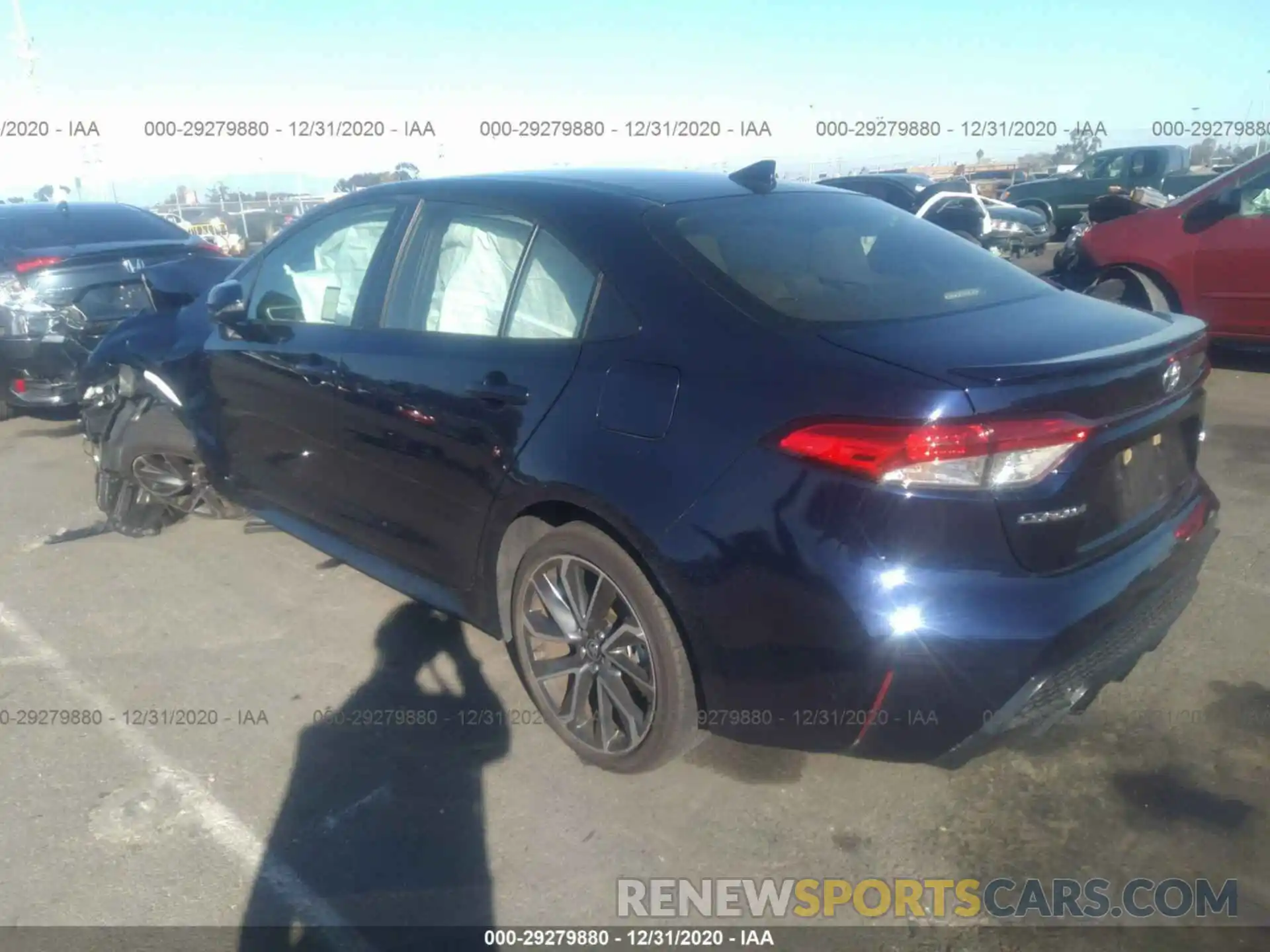 3 Photograph of a damaged car JTDS4RCE3LJ002901 TOYOTA COROLLA 2020