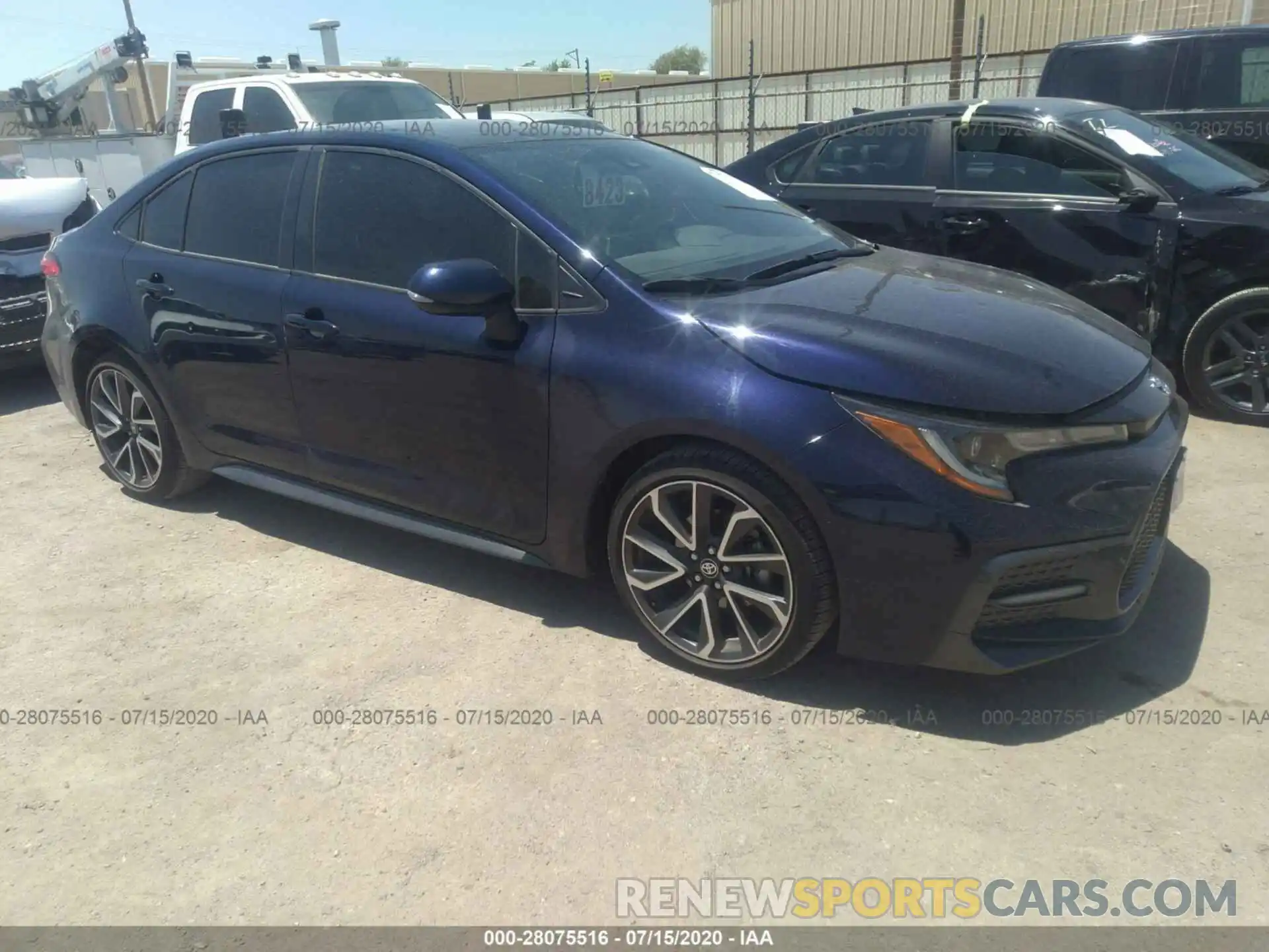 1 Photograph of a damaged car JTDS4RCE3LJ003515 TOYOTA COROLLA 2020