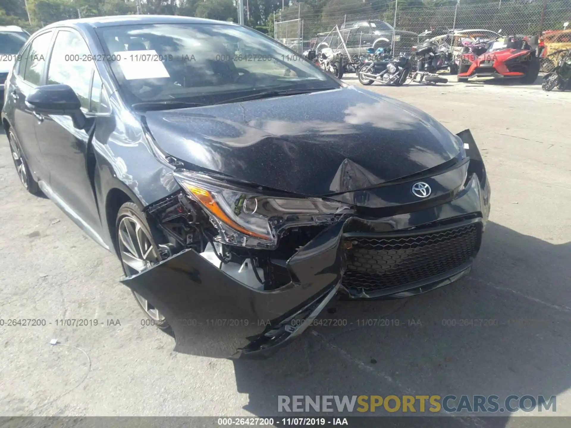 6 Photograph of a damaged car JTDS4RCE3LJ004518 TOYOTA COROLLA 2020