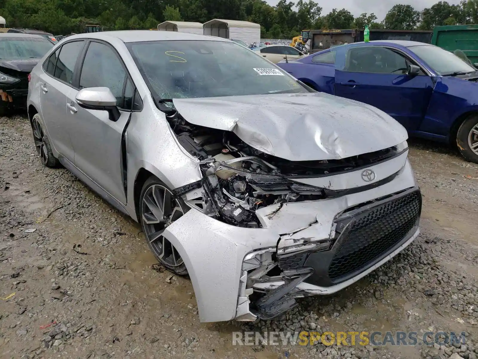 1 Photograph of a damaged car JTDS4RCE3LJ004860 TOYOTA COROLLA 2020