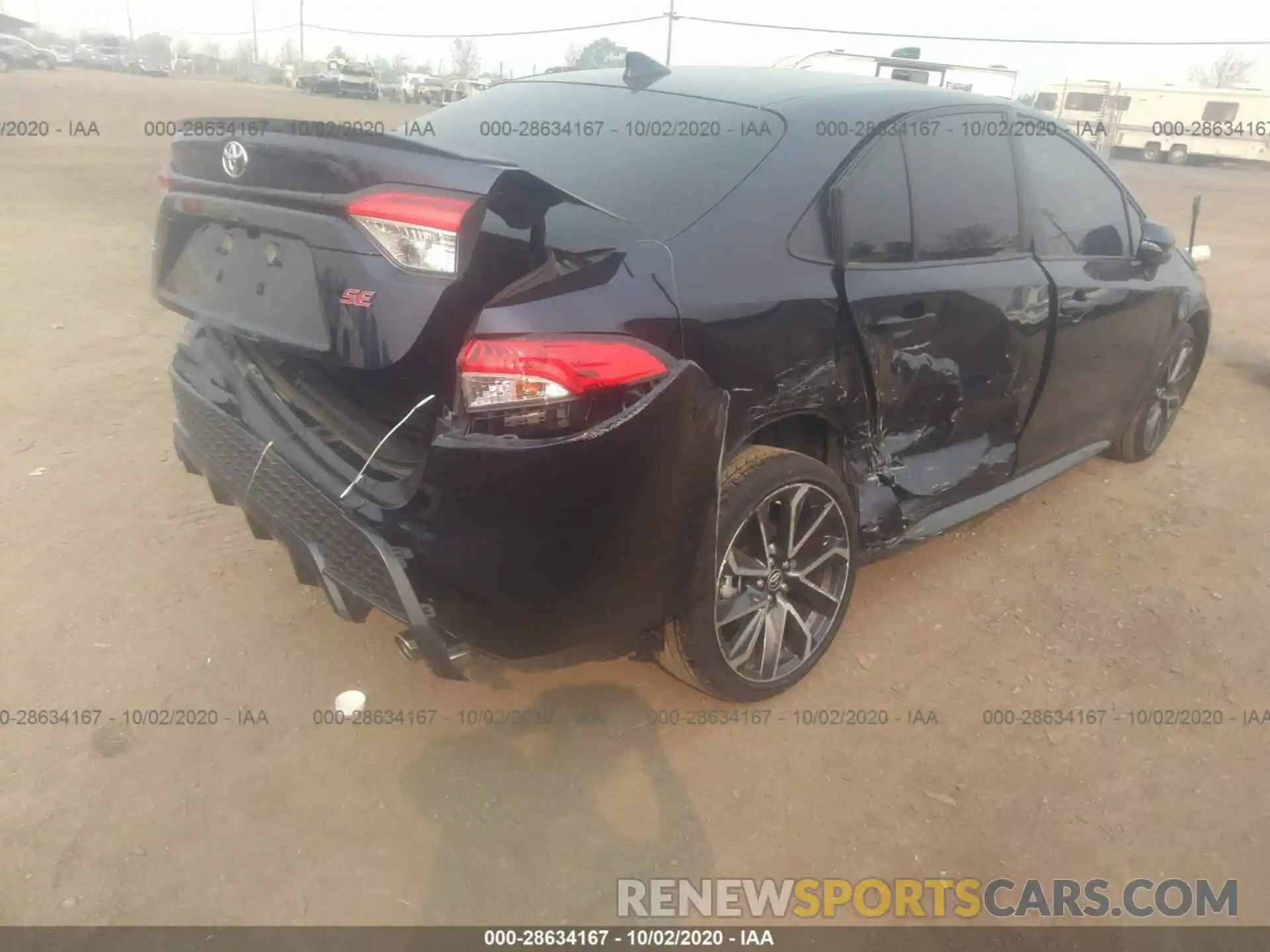 4 Photograph of a damaged car JTDS4RCE3LJ004874 TOYOTA COROLLA 2020