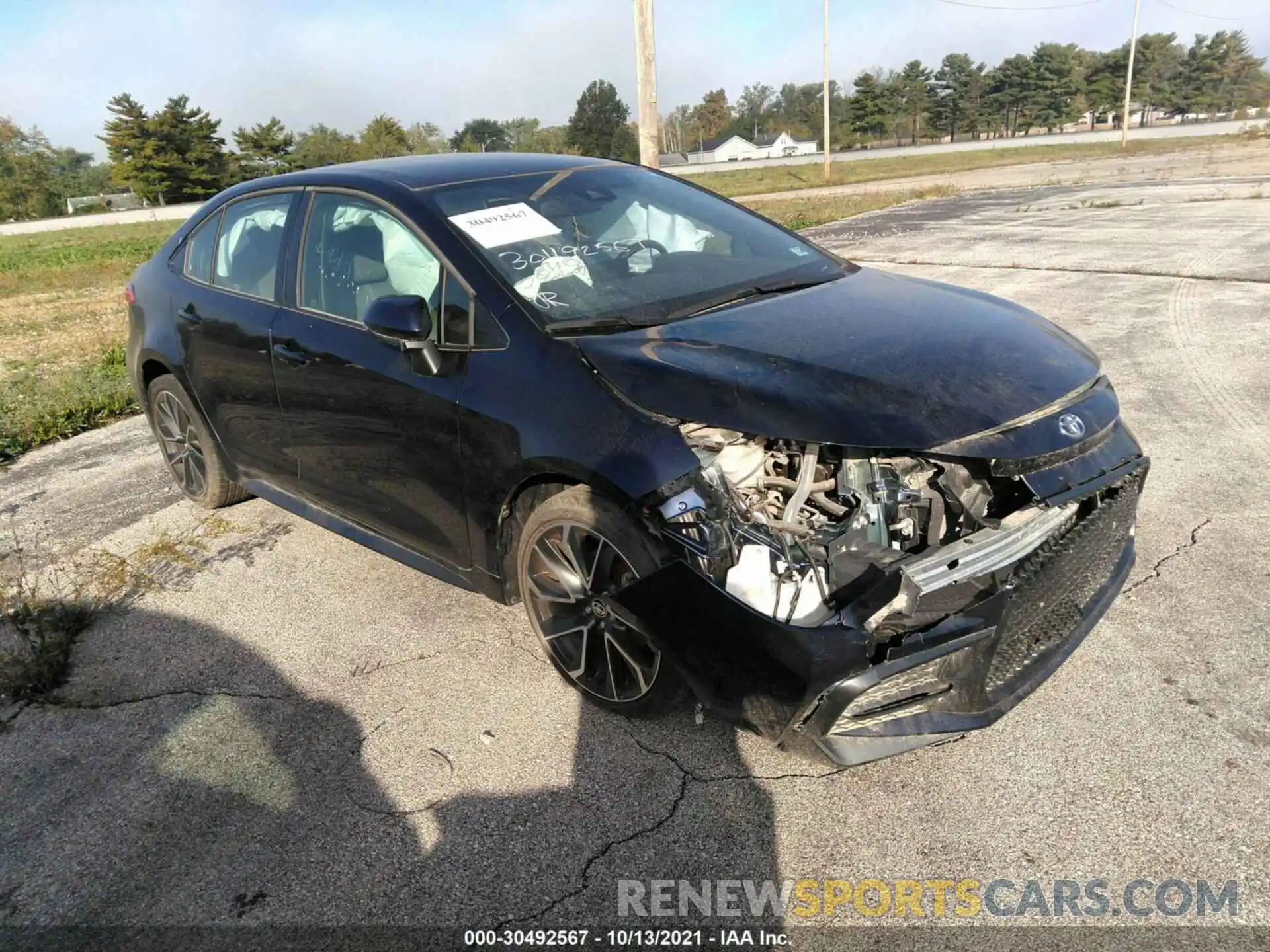 1 Photograph of a damaged car JTDS4RCE3LJ005748 TOYOTA COROLLA 2020