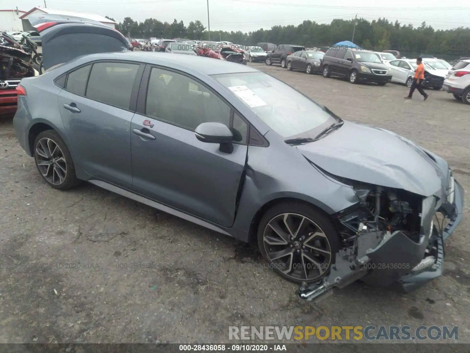 1 Photograph of a damaged car JTDS4RCE3LJ006169 TOYOTA COROLLA 2020