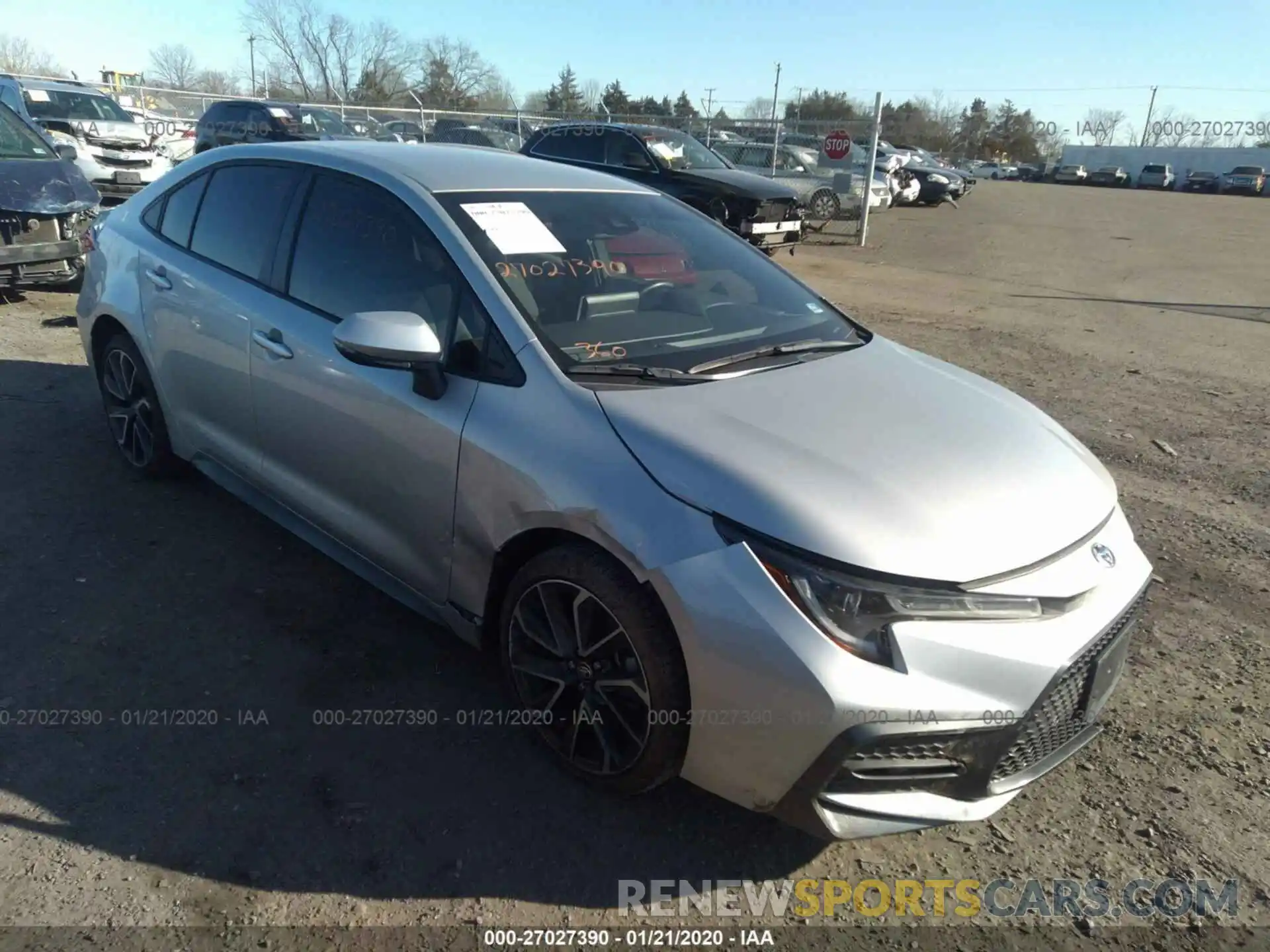 1 Photograph of a damaged car JTDS4RCE3LJ006690 TOYOTA COROLLA 2020