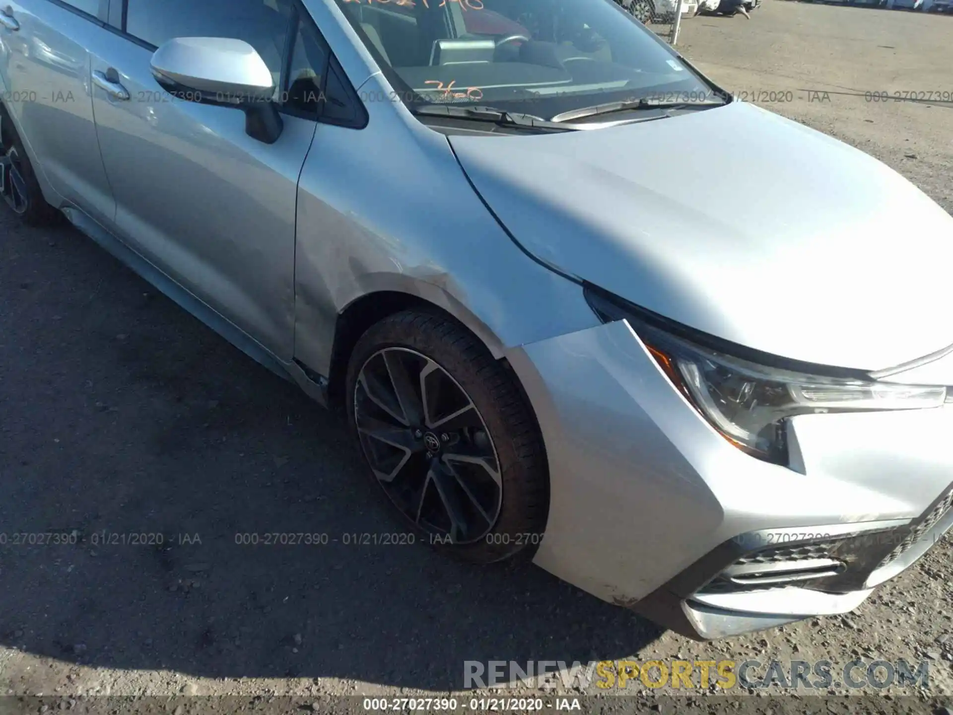 6 Photograph of a damaged car JTDS4RCE3LJ006690 TOYOTA COROLLA 2020