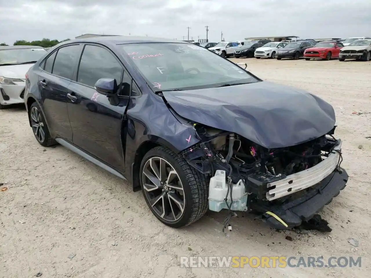 9 Photograph of a damaged car JTDS4RCE3LJ006754 TOYOTA COROLLA 2020