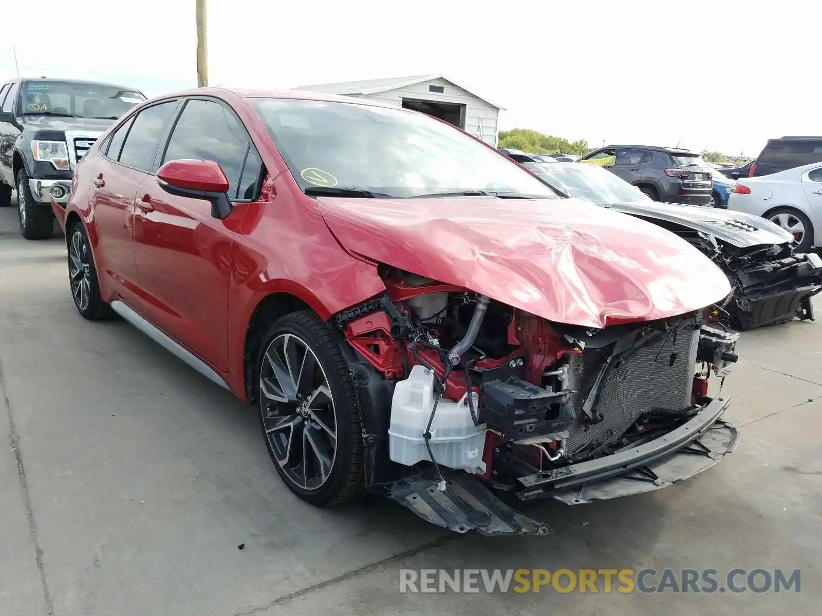 1 Photograph of a damaged car JTDS4RCE3LJ007127 TOYOTA COROLLA 2020