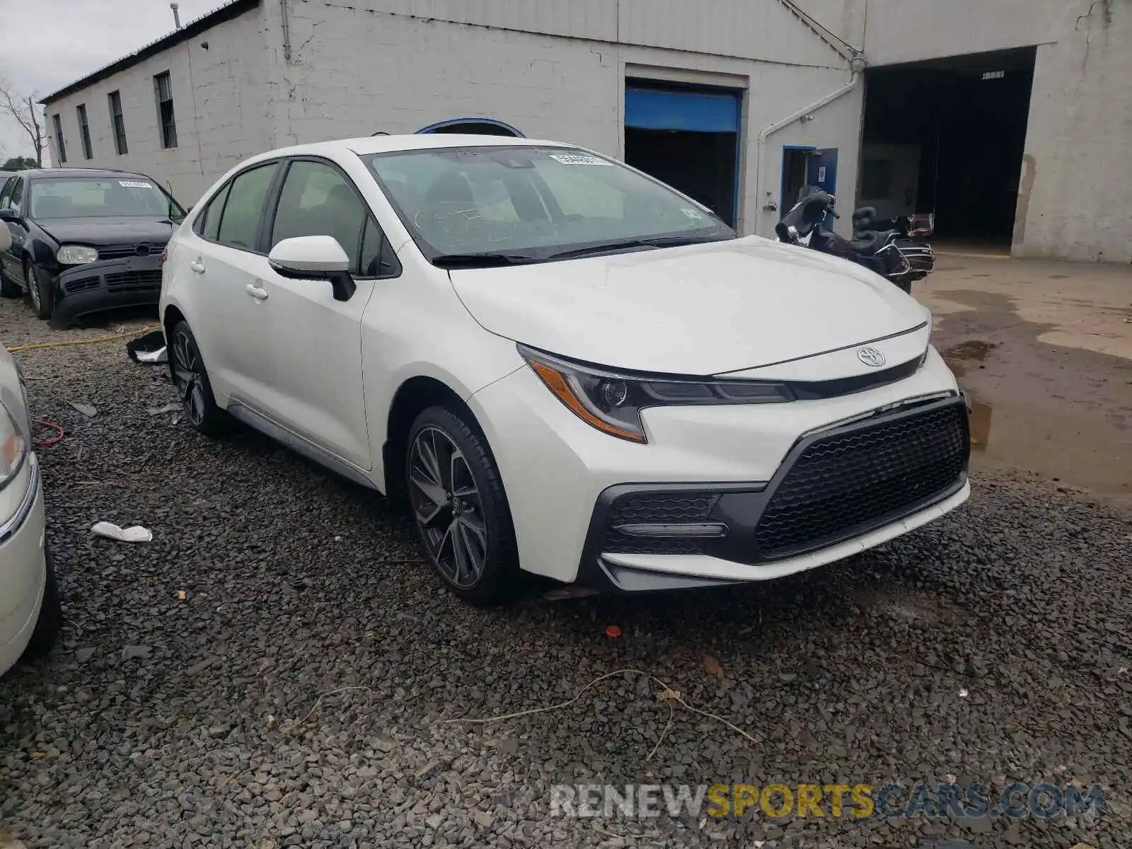 1 Photograph of a damaged car JTDS4RCE3LJ007242 TOYOTA COROLLA 2020