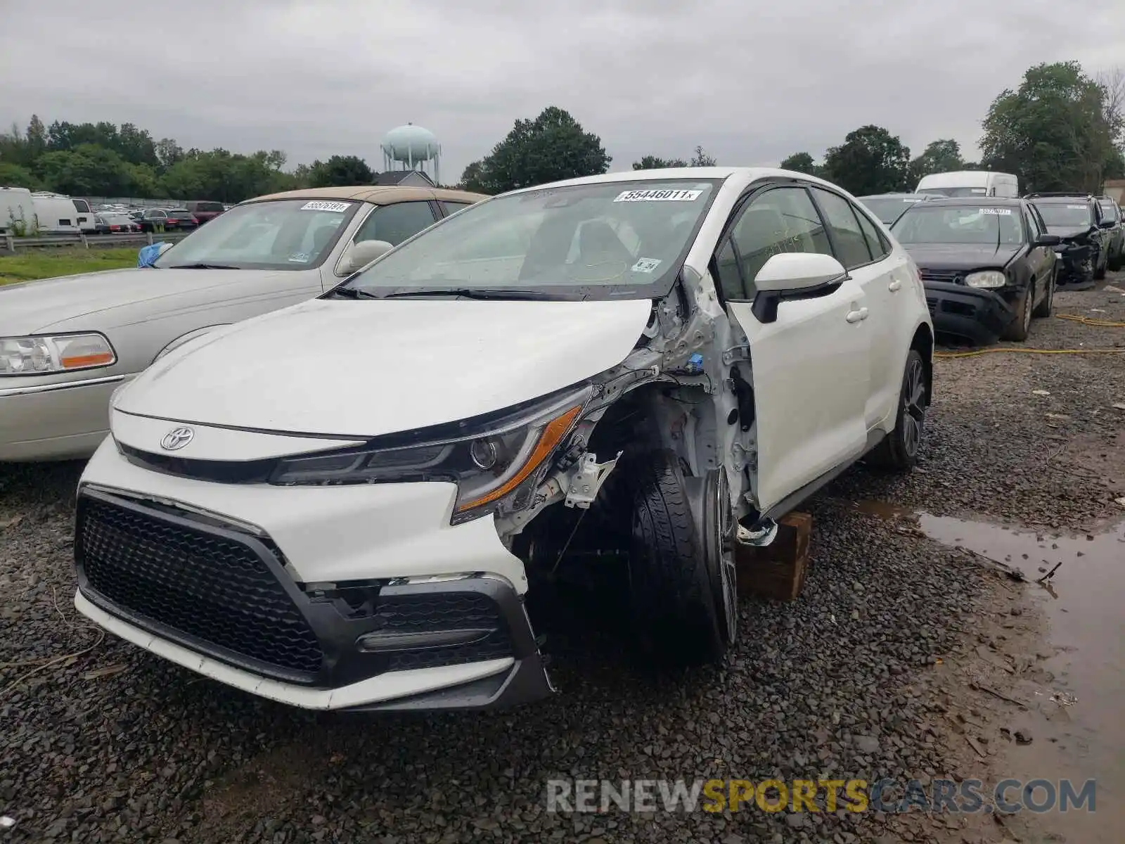 2 Photograph of a damaged car JTDS4RCE3LJ007242 TOYOTA COROLLA 2020