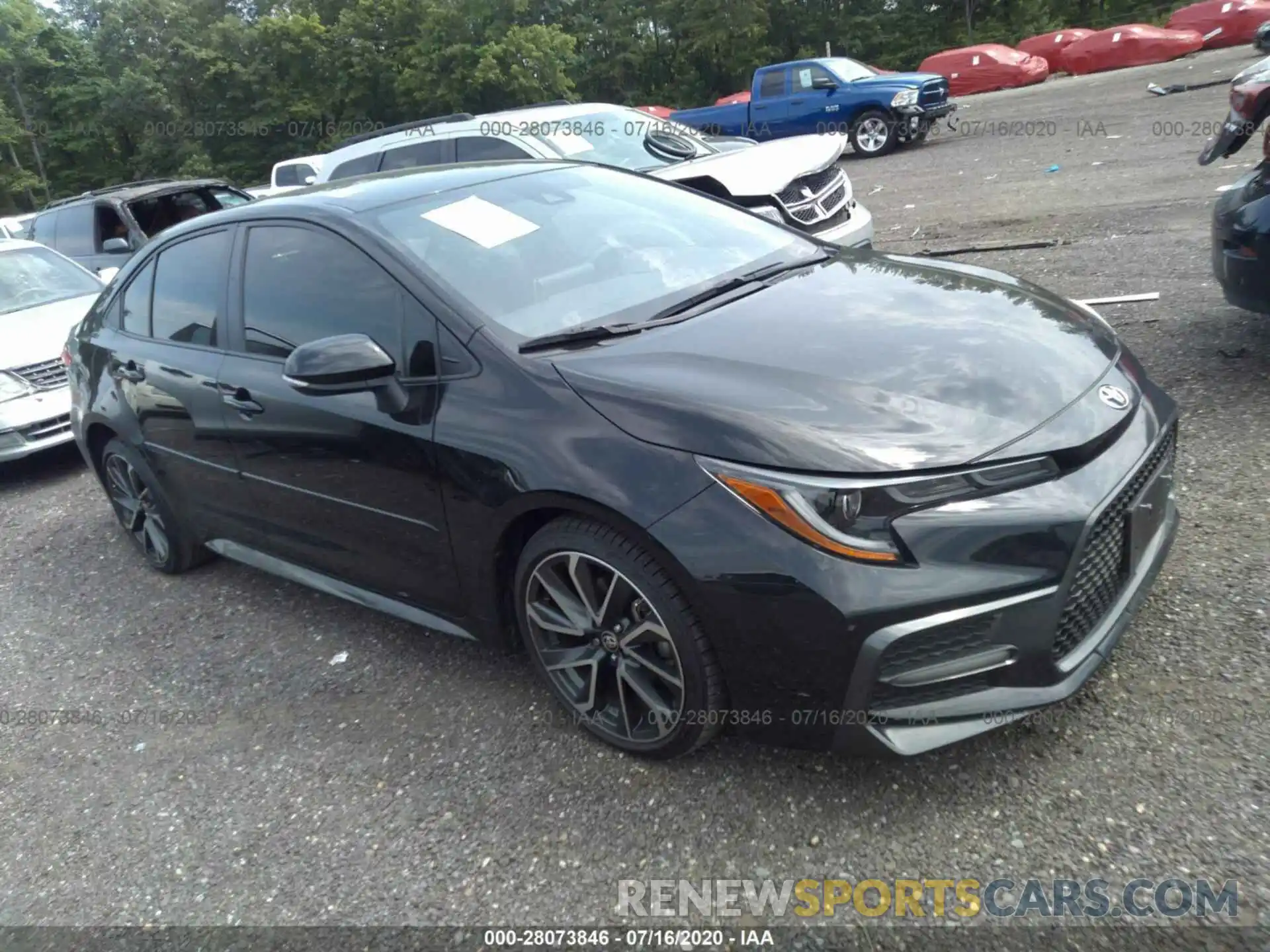 1 Photograph of a damaged car JTDS4RCE3LJ008830 TOYOTA COROLLA 2020