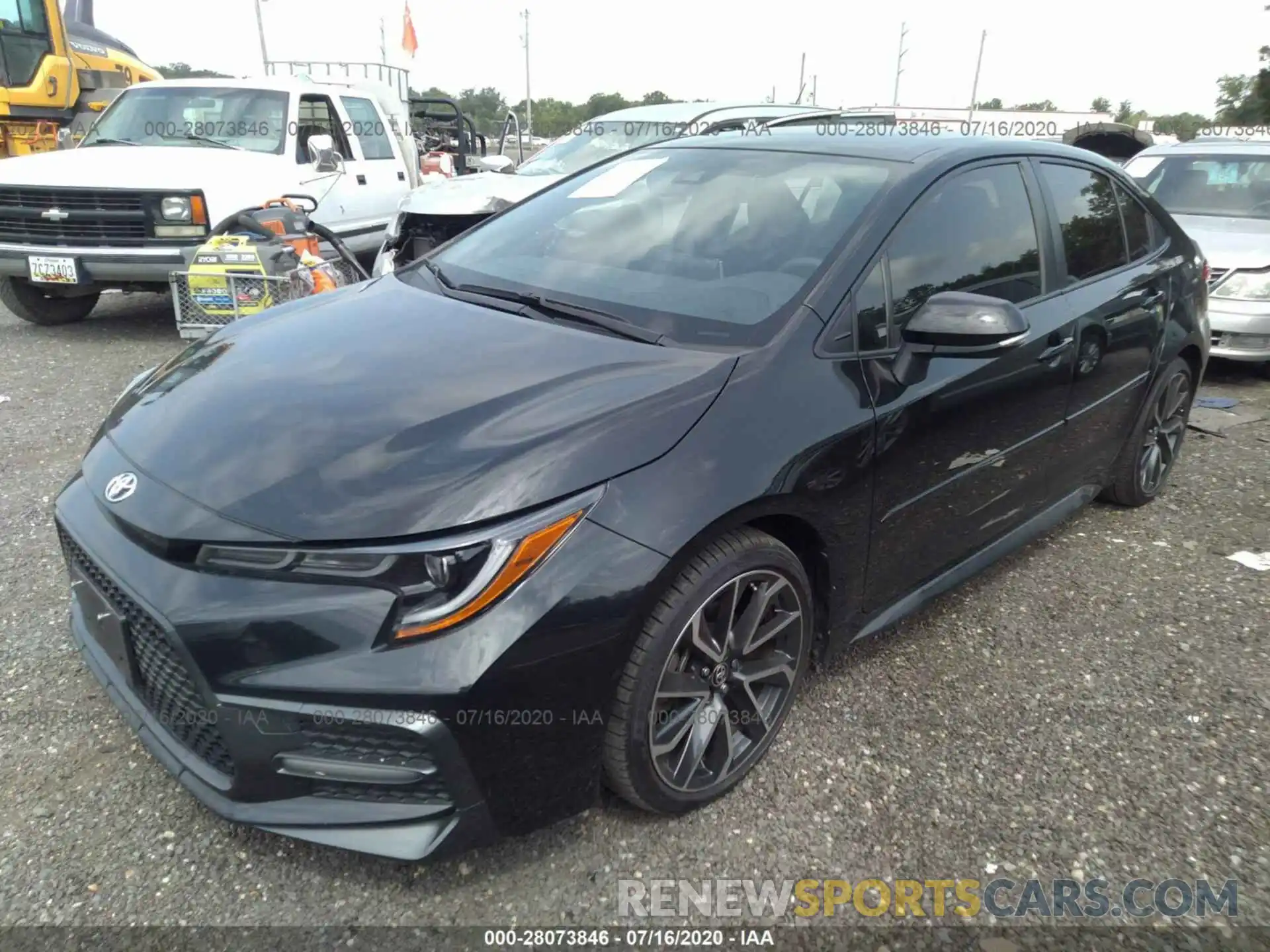 2 Photograph of a damaged car JTDS4RCE3LJ008830 TOYOTA COROLLA 2020