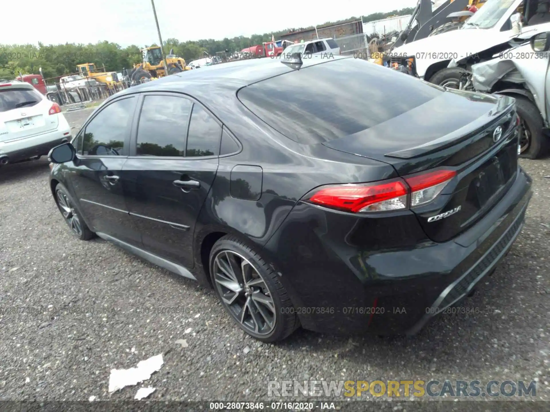 3 Photograph of a damaged car JTDS4RCE3LJ008830 TOYOTA COROLLA 2020