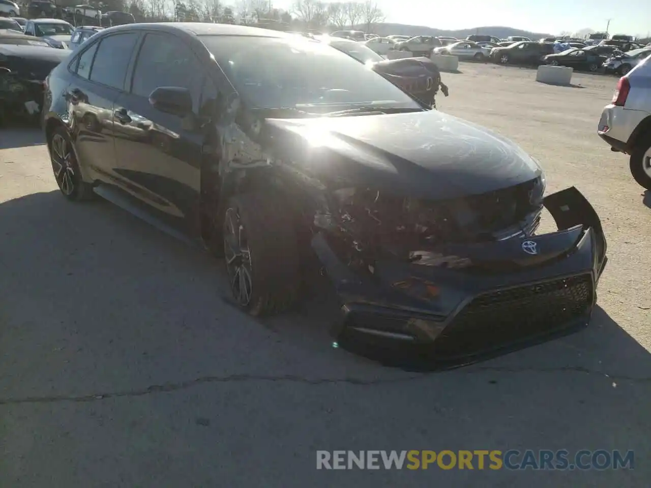 1 Photograph of a damaged car JTDS4RCE3LJ009279 TOYOTA COROLLA 2020