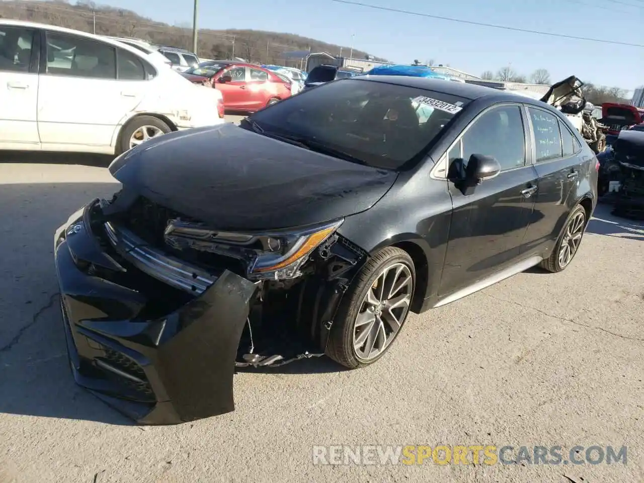 2 Photograph of a damaged car JTDS4RCE3LJ009279 TOYOTA COROLLA 2020