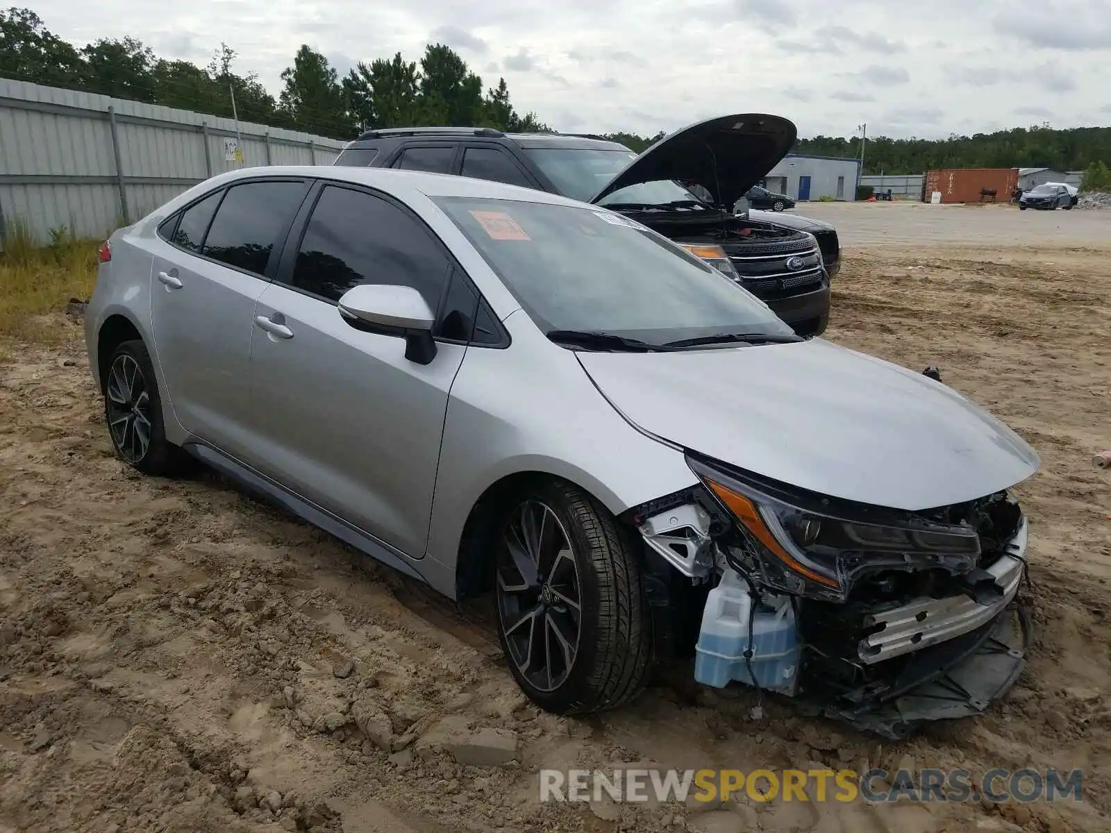 1 Photograph of a damaged car JTDS4RCE3LJ009993 TOYOTA COROLLA 2020