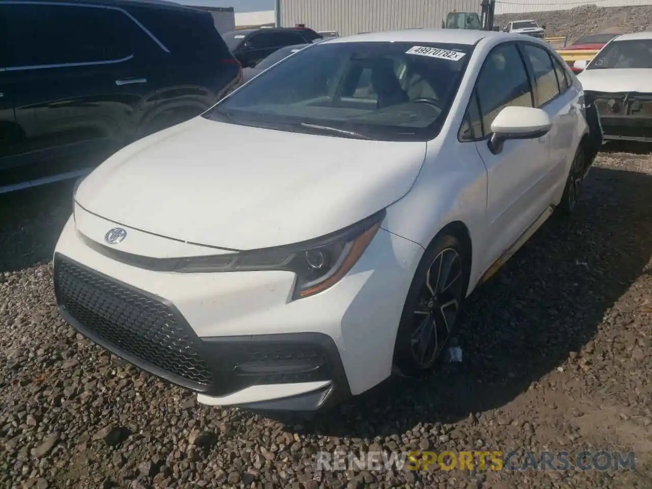 2 Photograph of a damaged car JTDS4RCE3LJ010125 TOYOTA COROLLA 2020