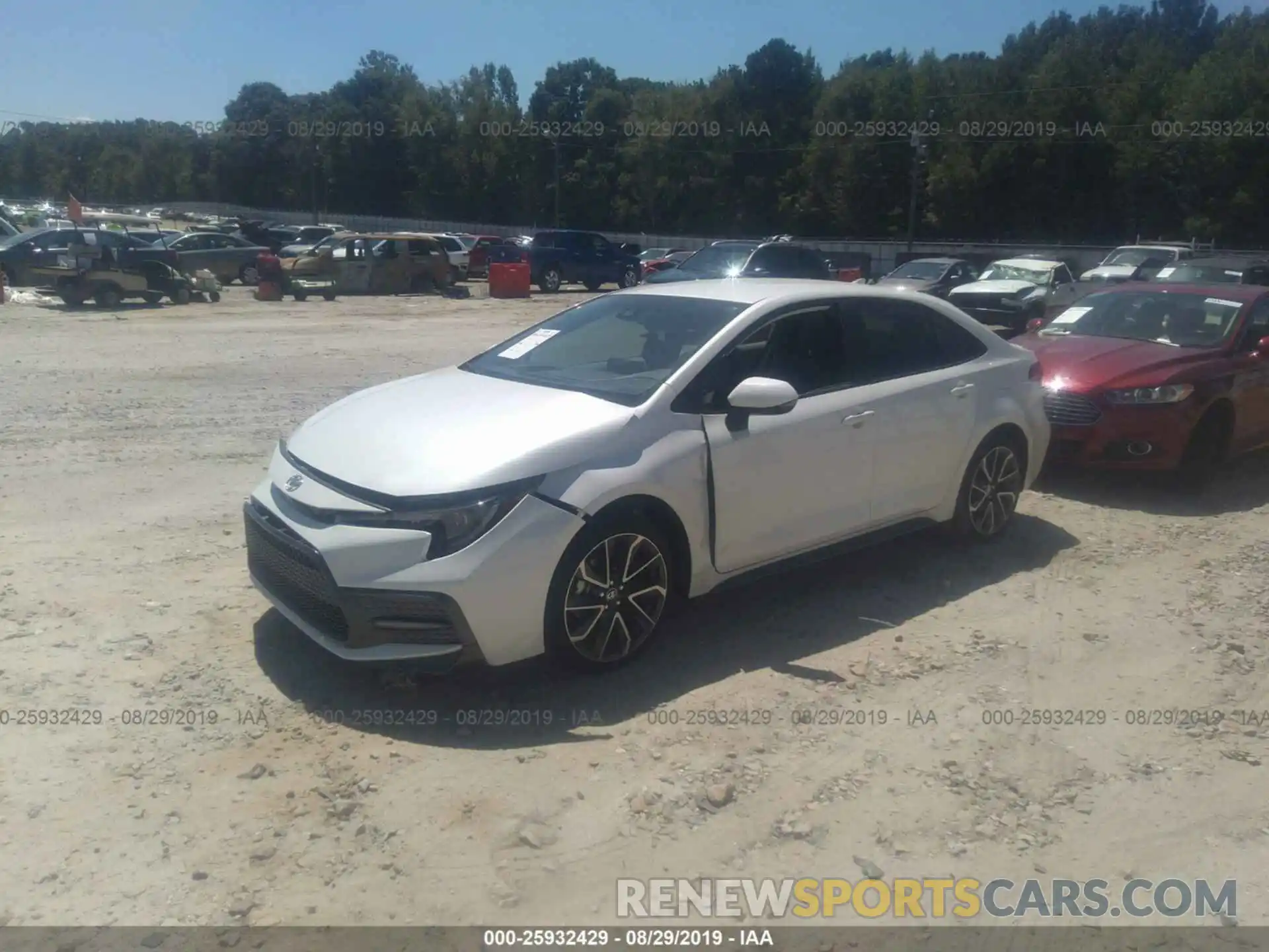 2 Photograph of a damaged car JTDS4RCE3LJ010190 TOYOTA COROLLA 2020