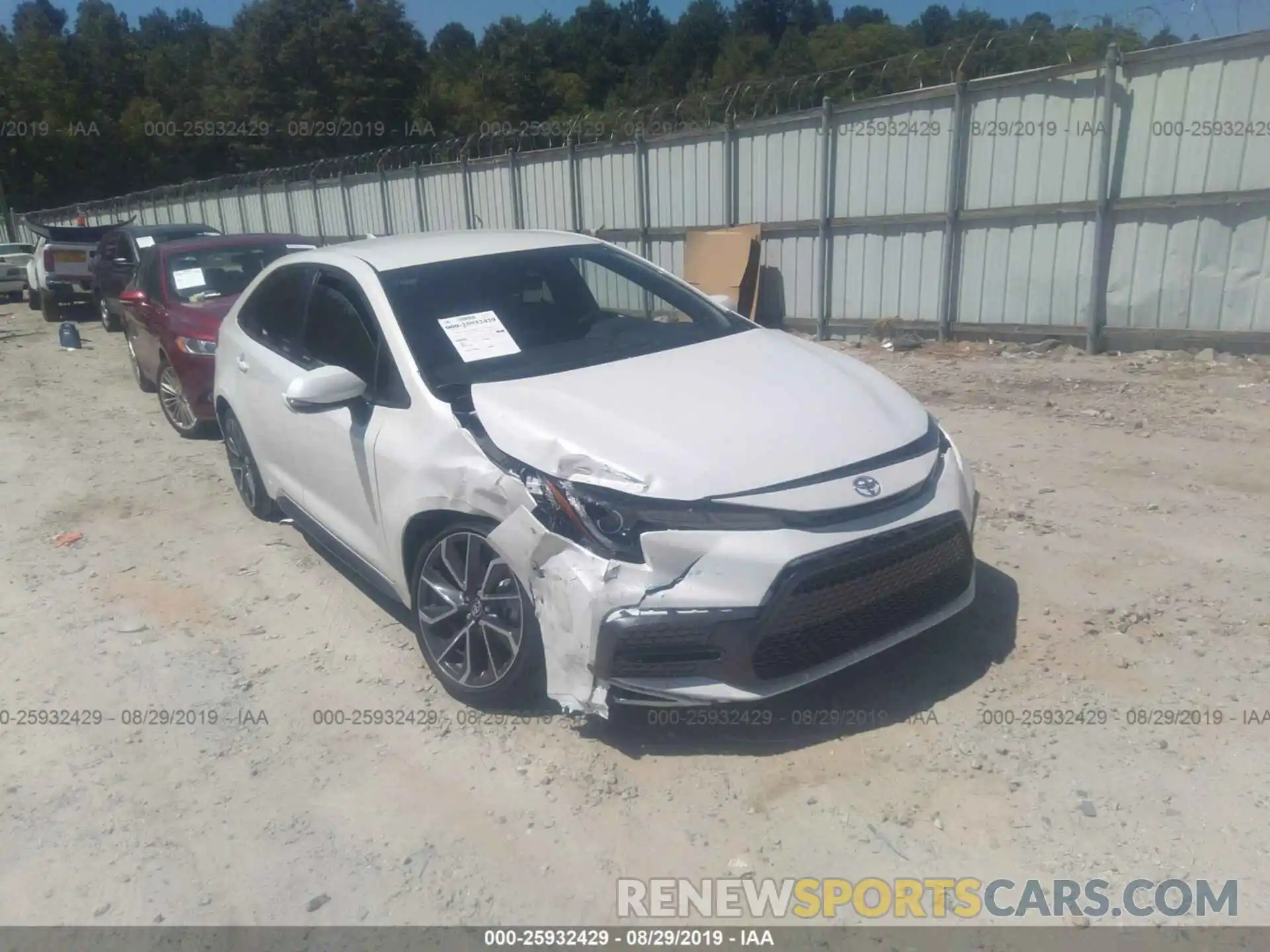 6 Photograph of a damaged car JTDS4RCE3LJ010190 TOYOTA COROLLA 2020