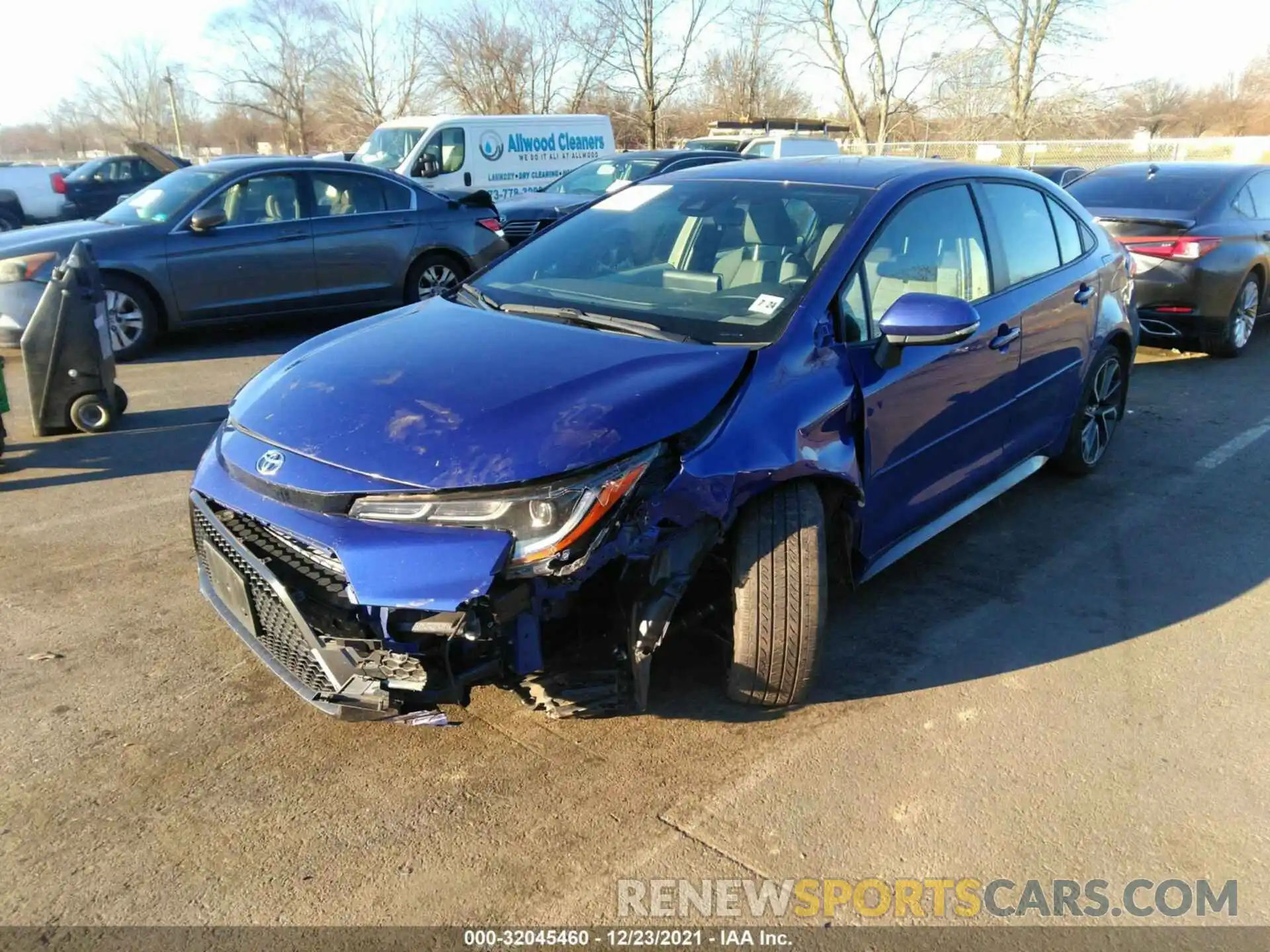 2 Photograph of a damaged car JTDS4RCE3LJ010514 TOYOTA COROLLA 2020