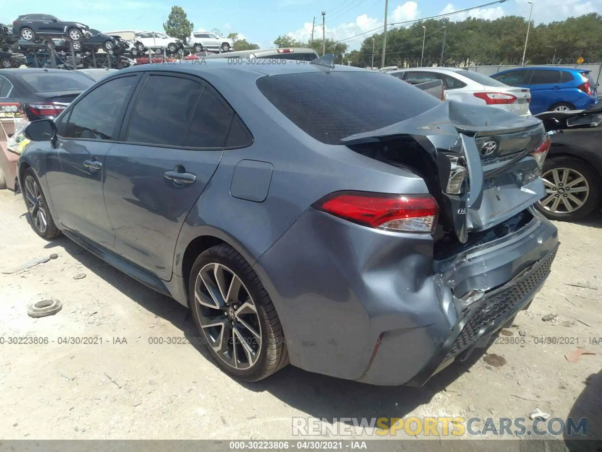 6 Photograph of a damaged car JTDS4RCE3LJ011629 TOYOTA COROLLA 2020