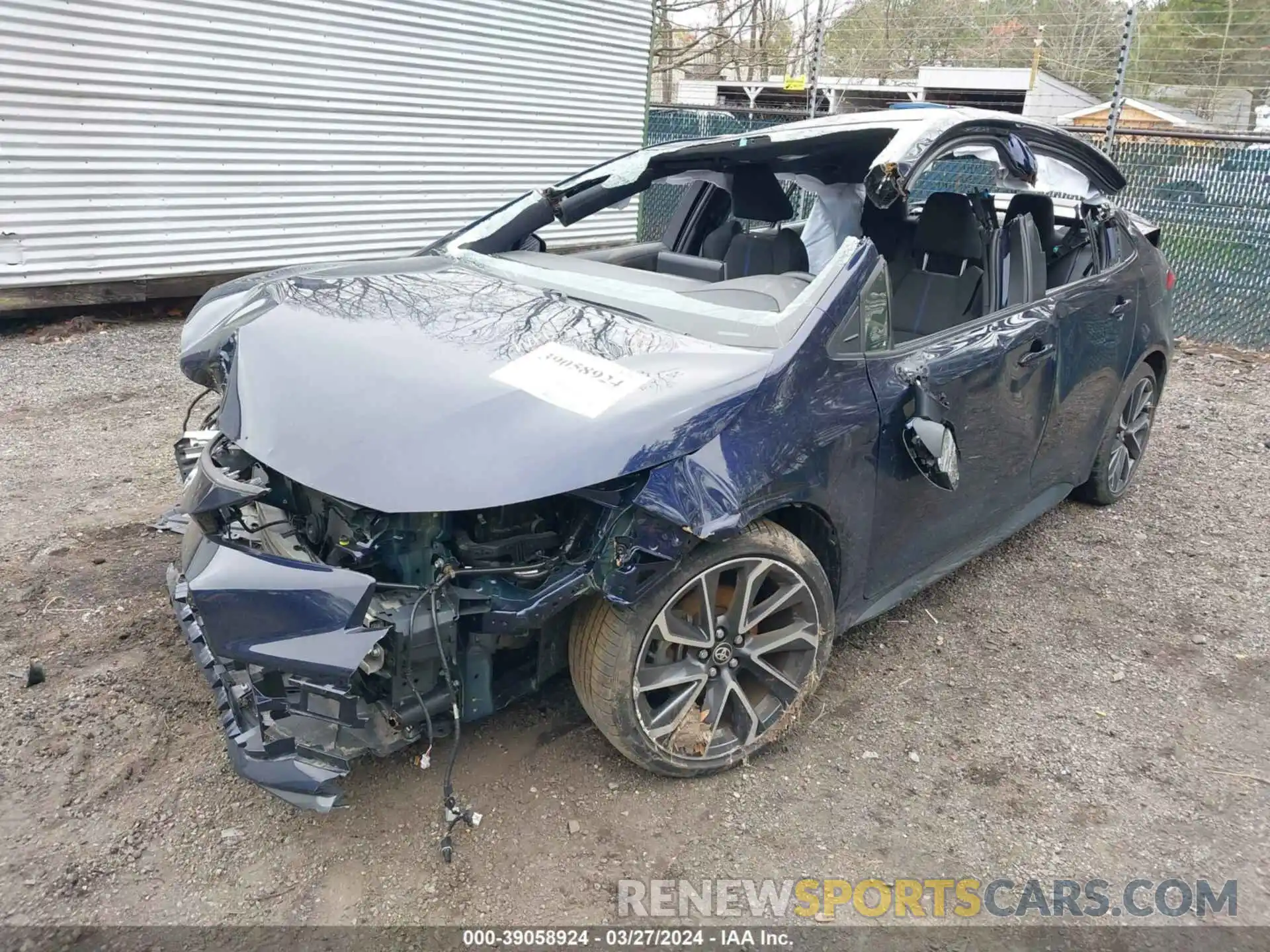 2 Photograph of a damaged car JTDS4RCE3LJ011758 TOYOTA COROLLA 2020