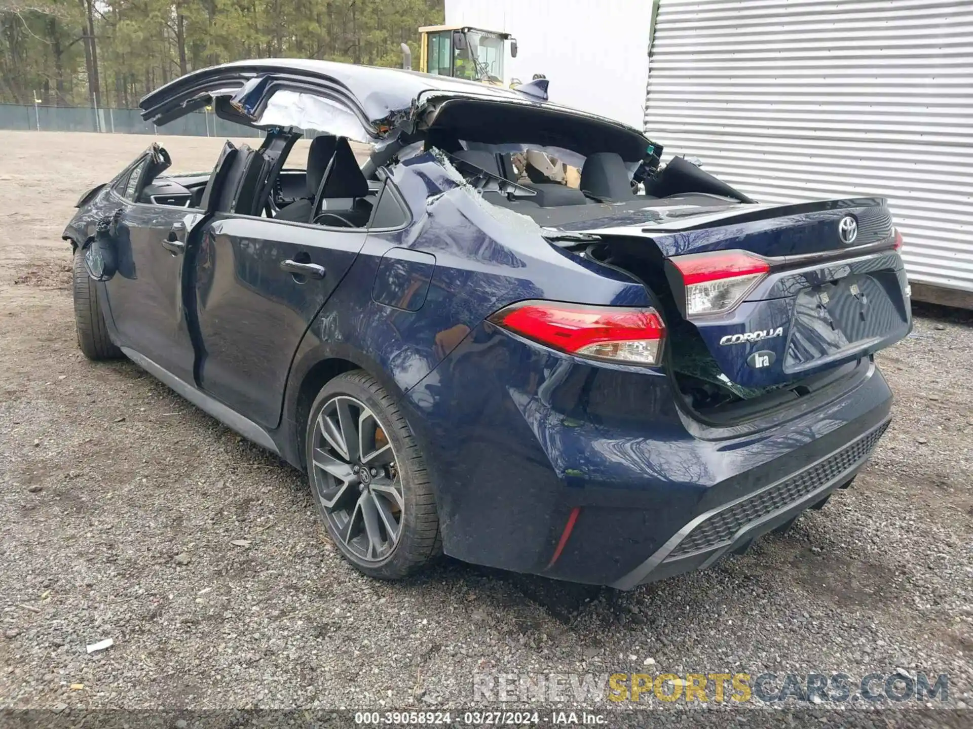 3 Photograph of a damaged car JTDS4RCE3LJ011758 TOYOTA COROLLA 2020