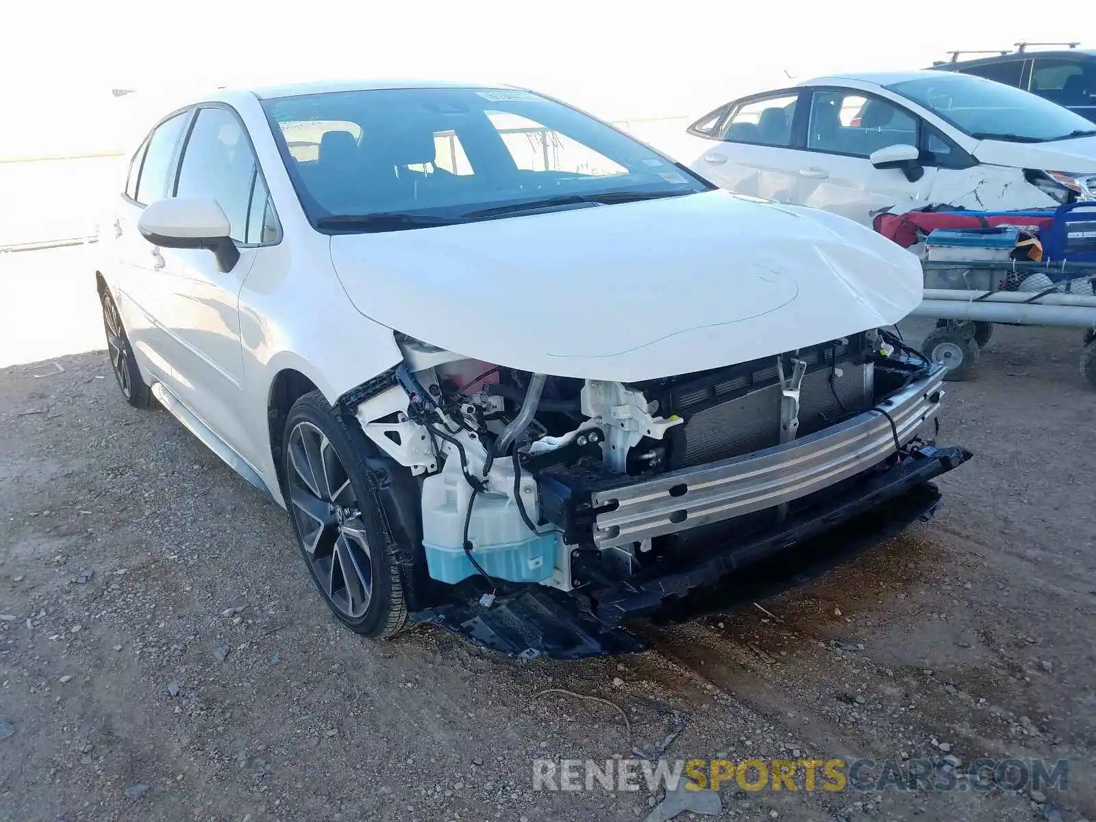 1 Photograph of a damaged car JTDS4RCE3LJ012568 TOYOTA COROLLA 2020