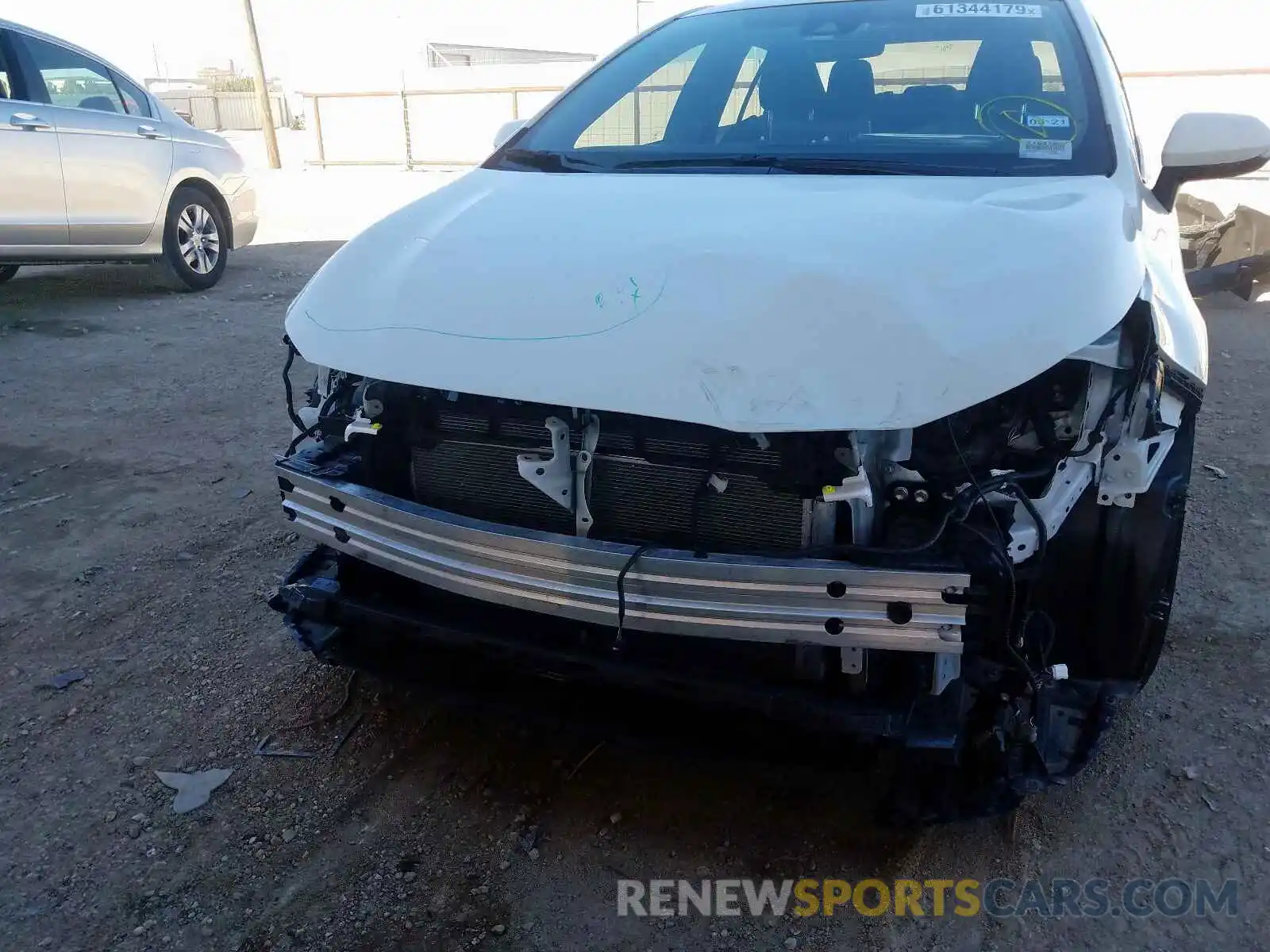 9 Photograph of a damaged car JTDS4RCE3LJ012568 TOYOTA COROLLA 2020