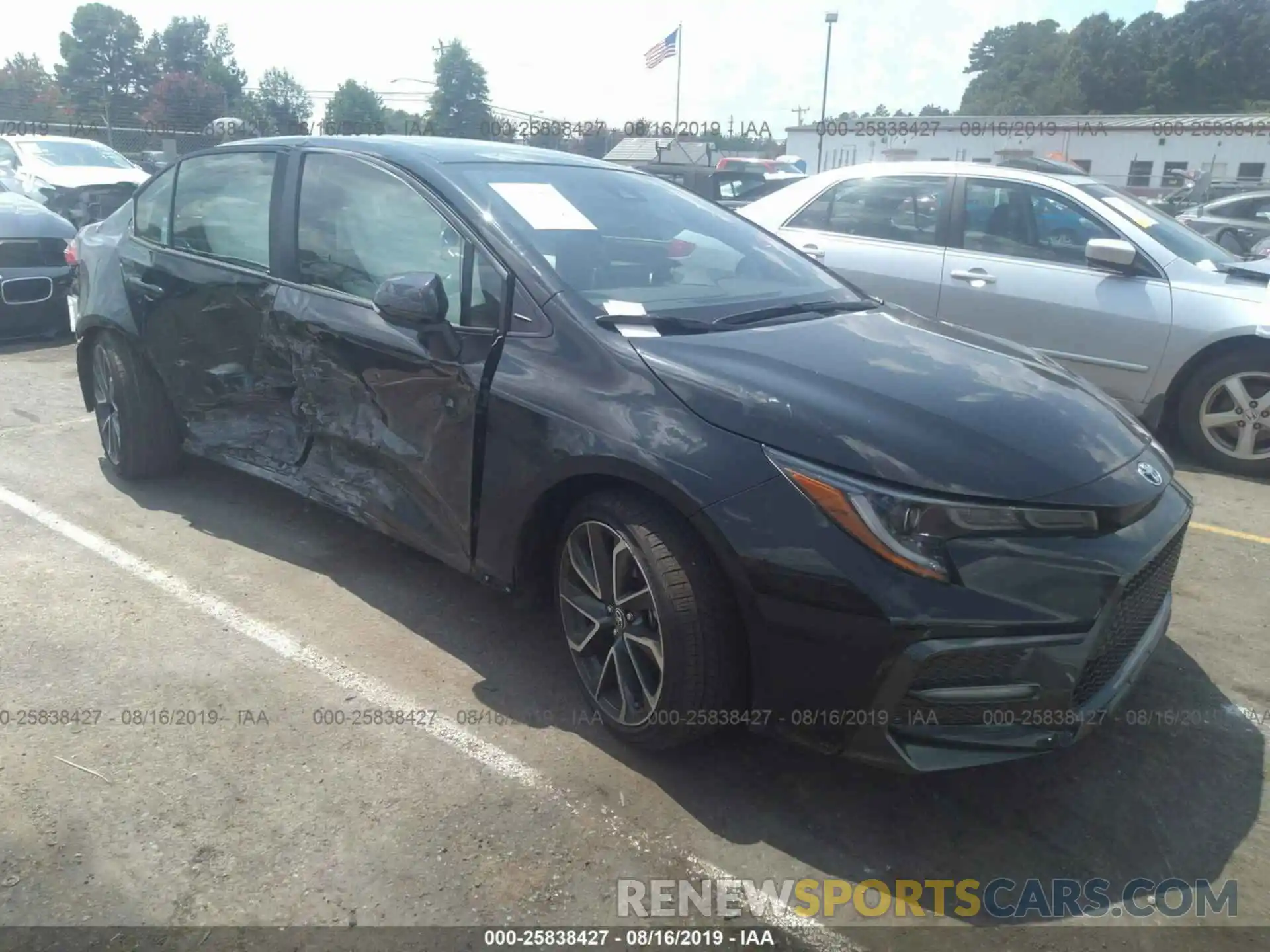 1 Photograph of a damaged car JTDS4RCE3LJ012893 TOYOTA COROLLA 2020