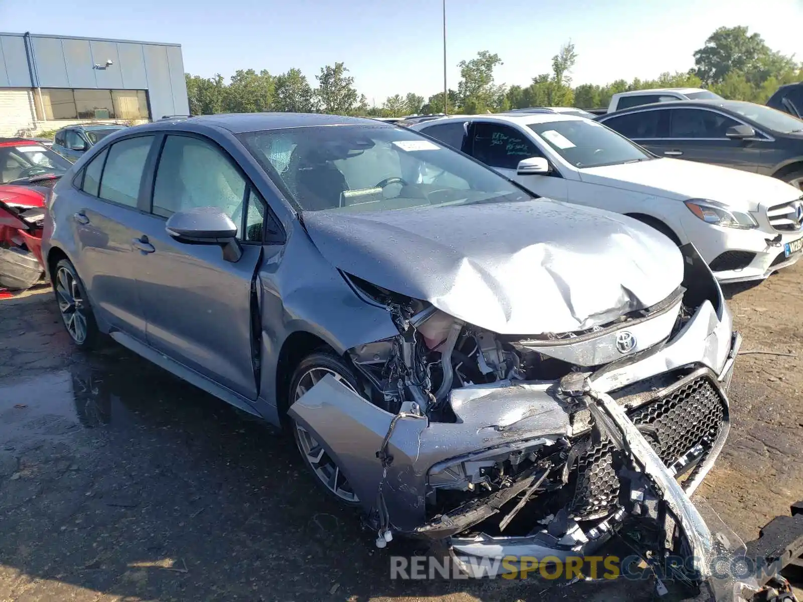 1 Photograph of a damaged car JTDS4RCE3LJ014305 TOYOTA COROLLA 2020