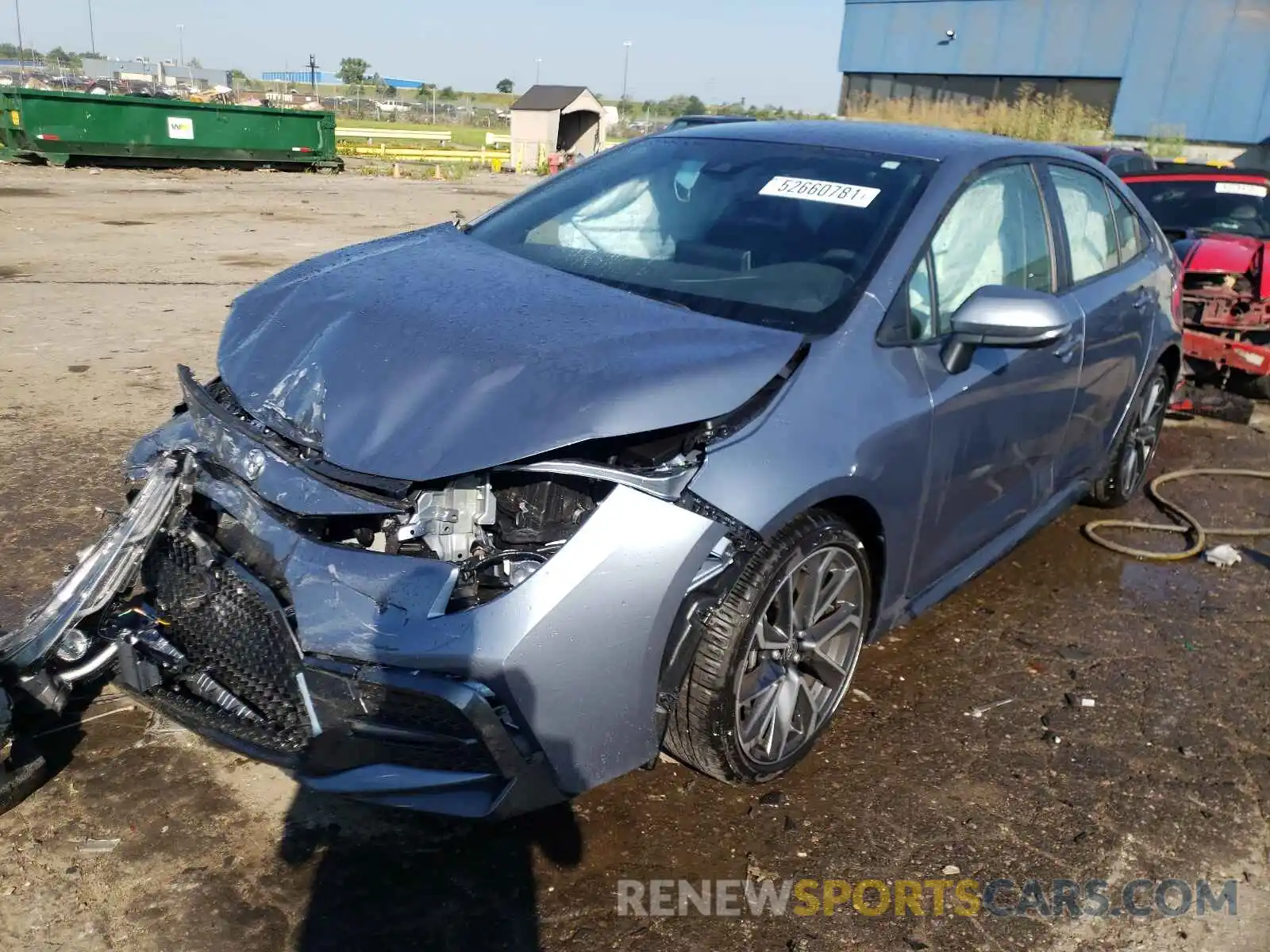 2 Photograph of a damaged car JTDS4RCE3LJ014305 TOYOTA COROLLA 2020