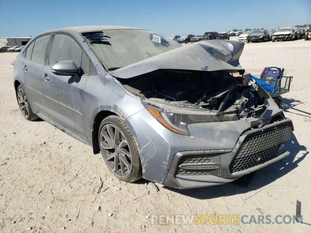 1 Photograph of a damaged car JTDS4RCE3LJ014627 TOYOTA COROLLA 2020