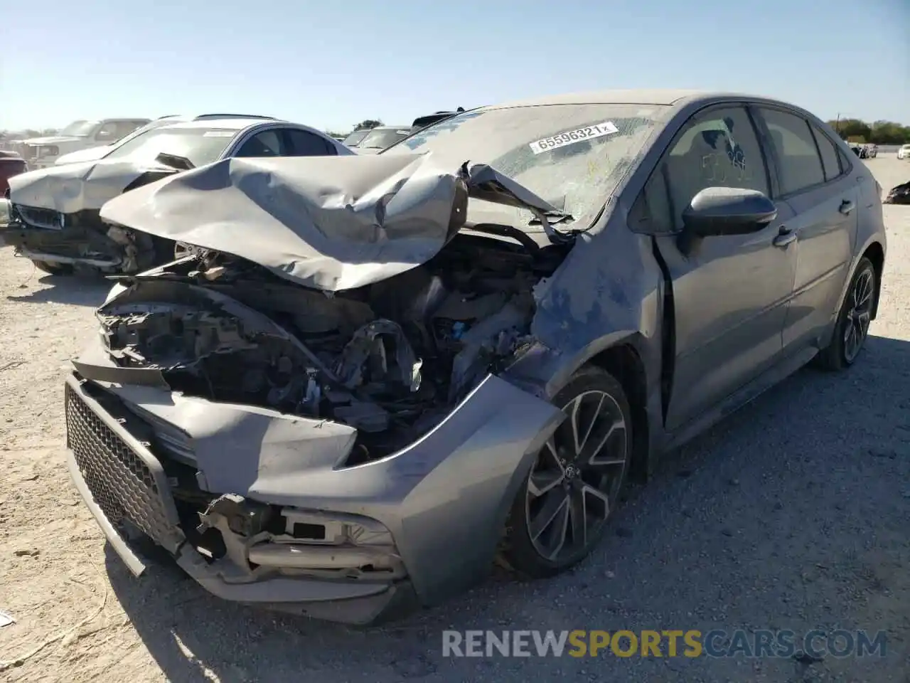 2 Photograph of a damaged car JTDS4RCE3LJ014627 TOYOTA COROLLA 2020