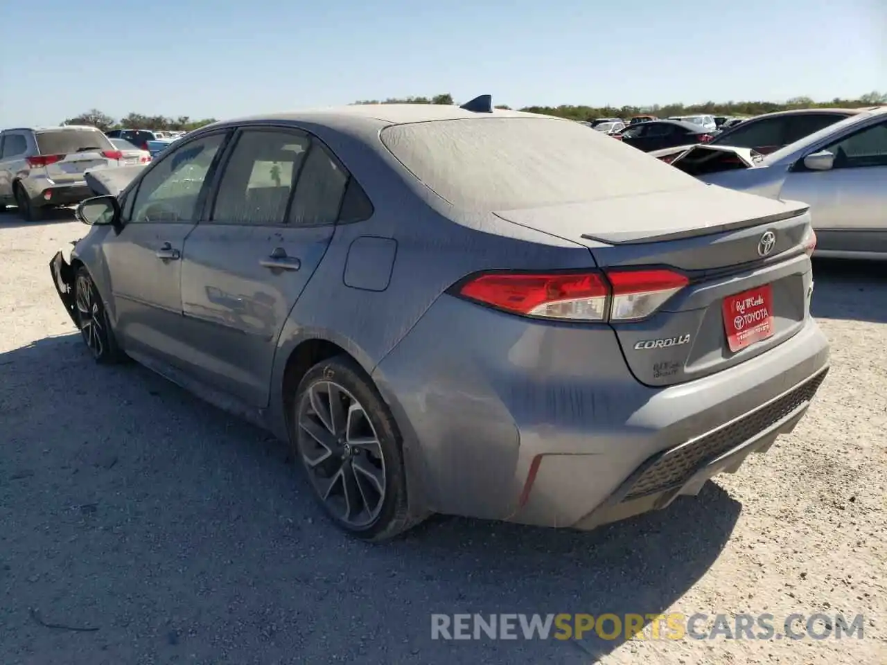 3 Photograph of a damaged car JTDS4RCE3LJ014627 TOYOTA COROLLA 2020