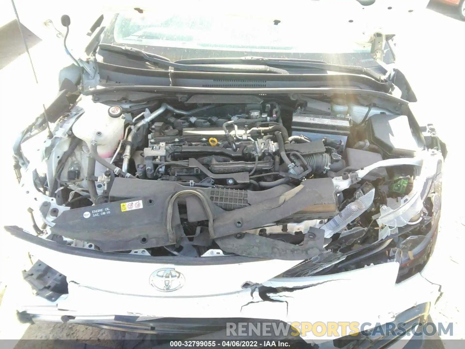 10 Photograph of a damaged car JTDS4RCE3LJ014983 TOYOTA COROLLA 2020