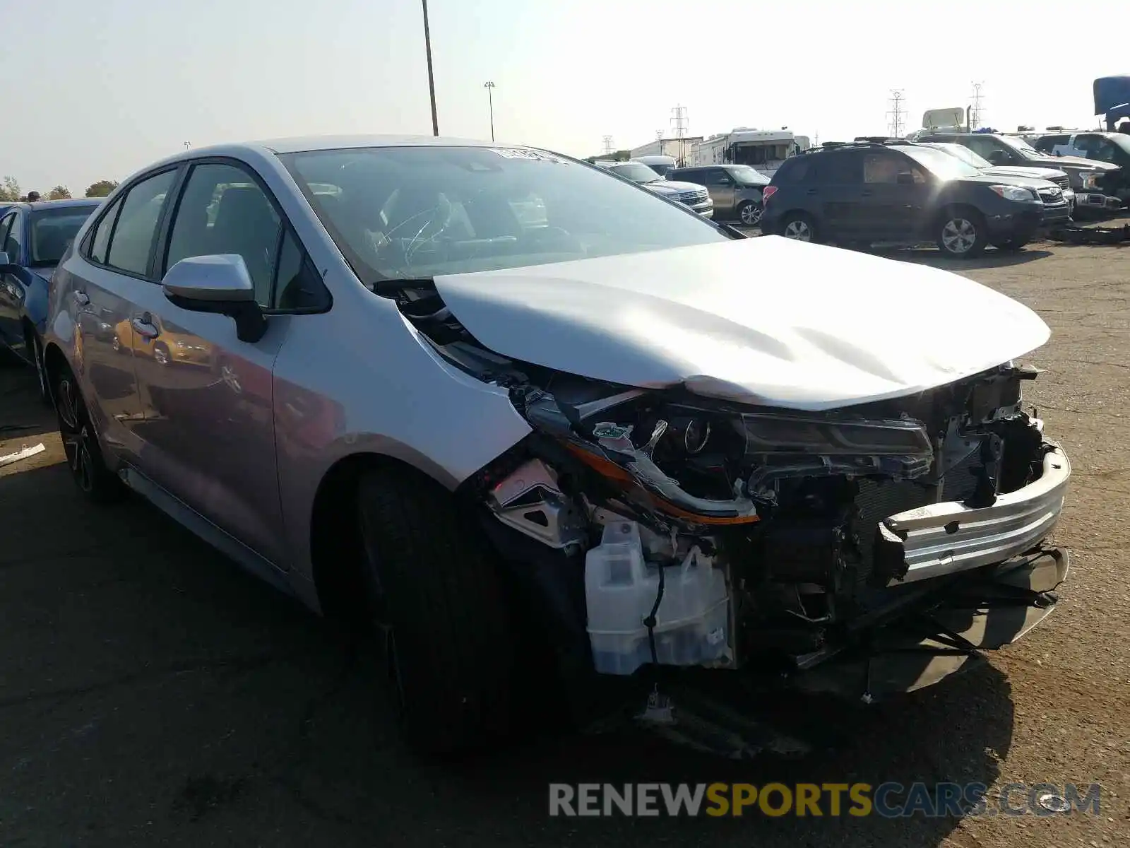 1 Photograph of a damaged car JTDS4RCE3LJ015356 TOYOTA COROLLA 2020