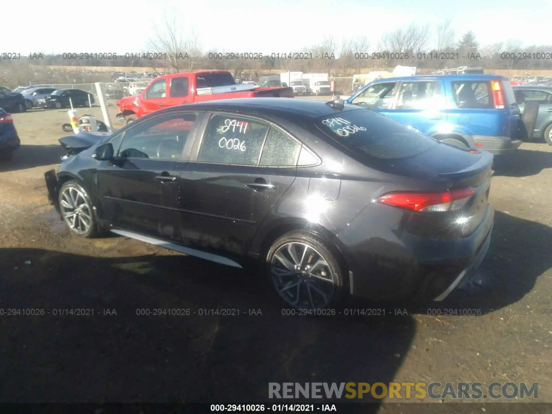 3 Photograph of a damaged car JTDS4RCE3LJ015373 TOYOTA COROLLA 2020