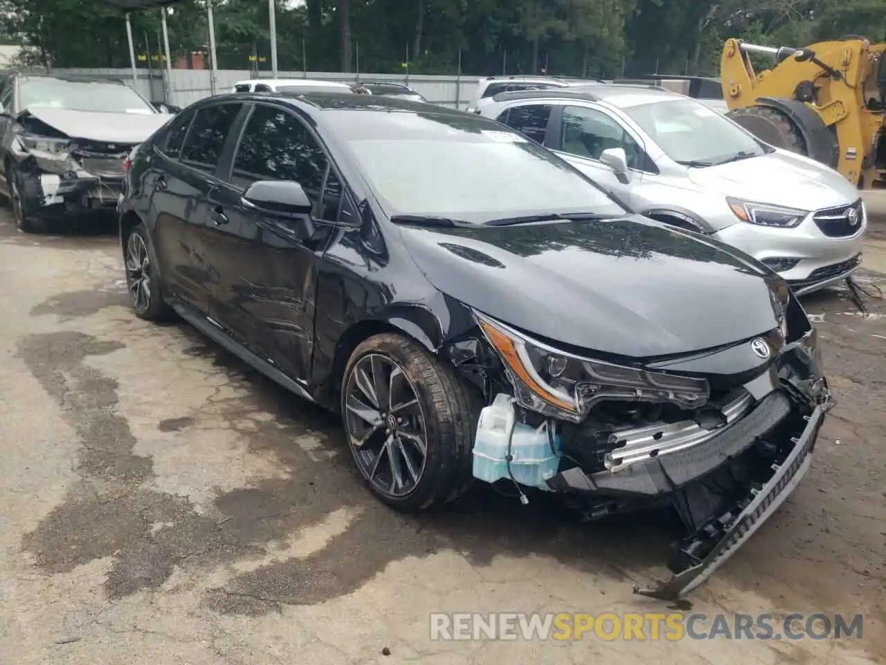 1 Photograph of a damaged car JTDS4RCE3LJ016491 TOYOTA COROLLA 2020