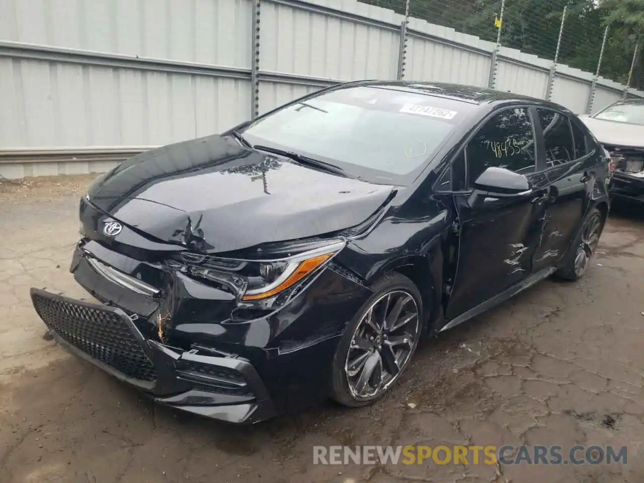 2 Photograph of a damaged car JTDS4RCE3LJ016491 TOYOTA COROLLA 2020