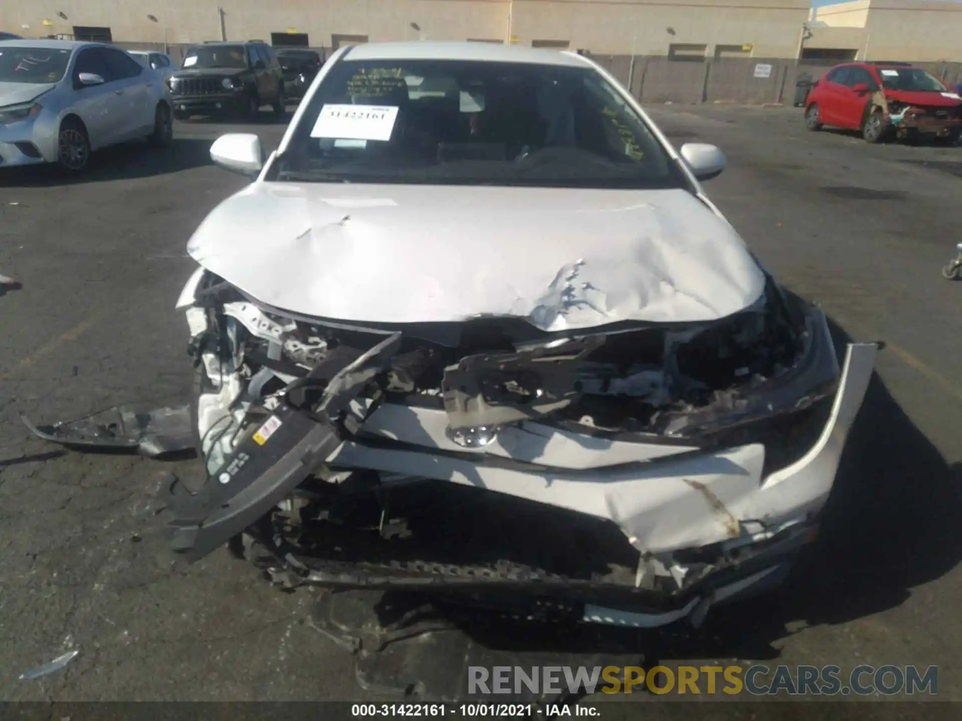 6 Photograph of a damaged car JTDS4RCE3LJ017088 TOYOTA COROLLA 2020