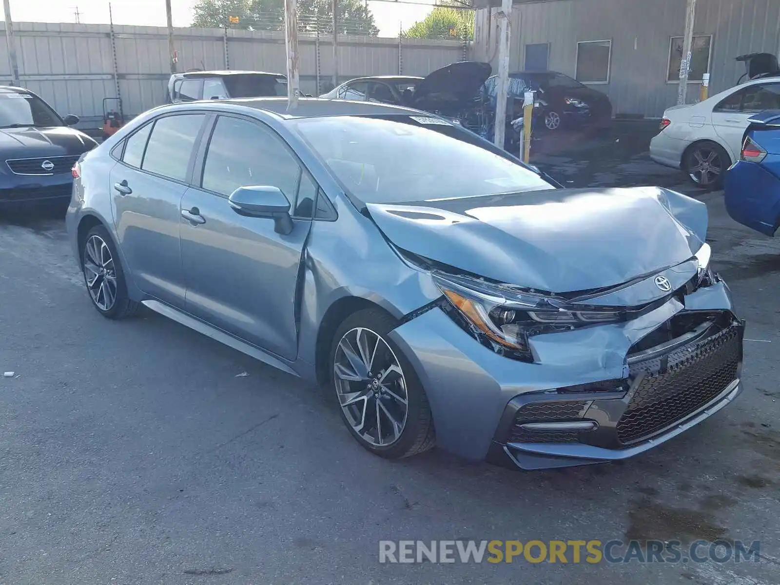 1 Photograph of a damaged car JTDS4RCE3LJ017785 TOYOTA COROLLA 2020