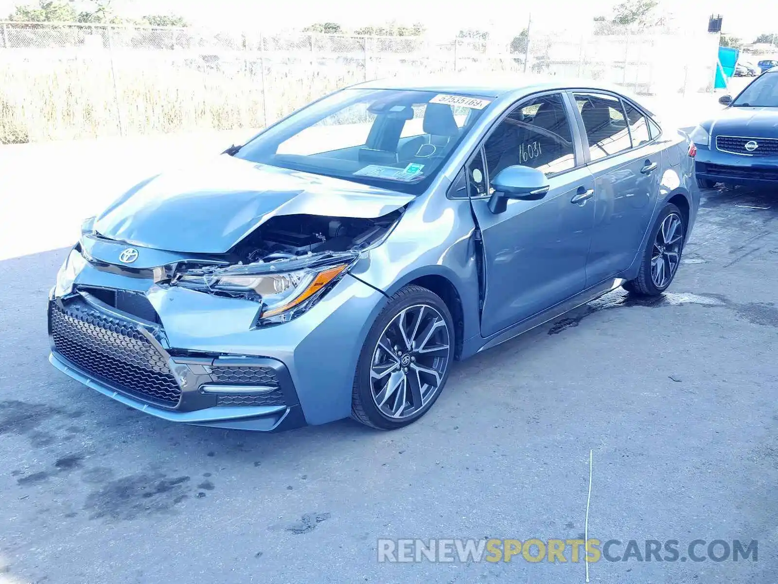 2 Photograph of a damaged car JTDS4RCE3LJ017785 TOYOTA COROLLA 2020