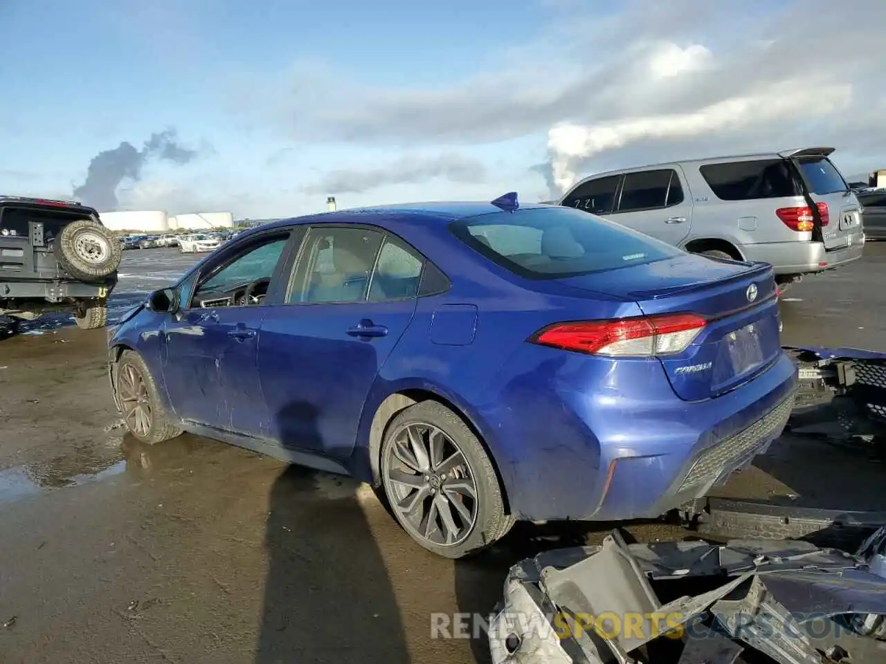 2 Photograph of a damaged car JTDS4RCE3LJ017866 TOYOTA COROLLA 2020
